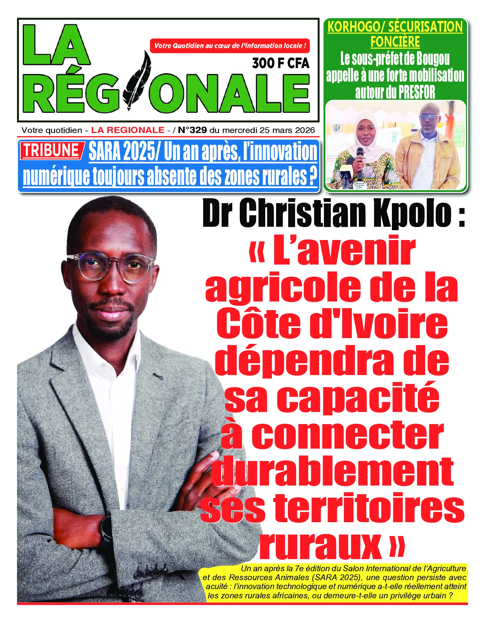 LA REGIONALE N° 329