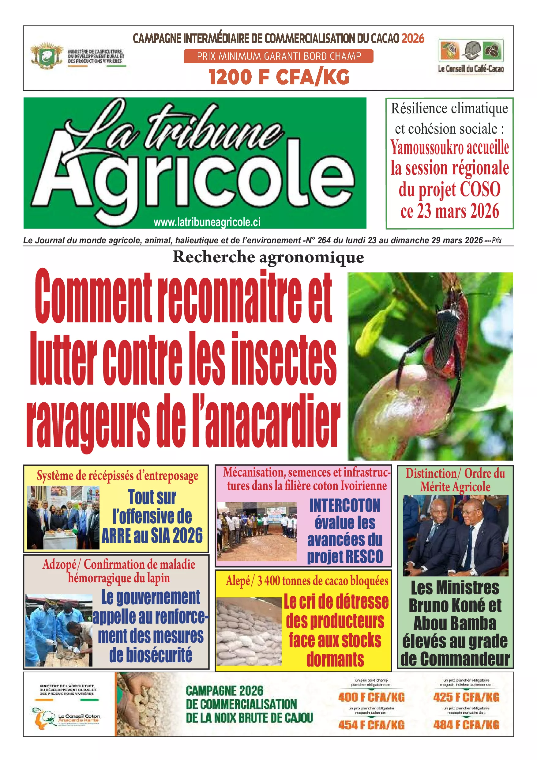LA TRIBUNE AGRICOLE N° 264