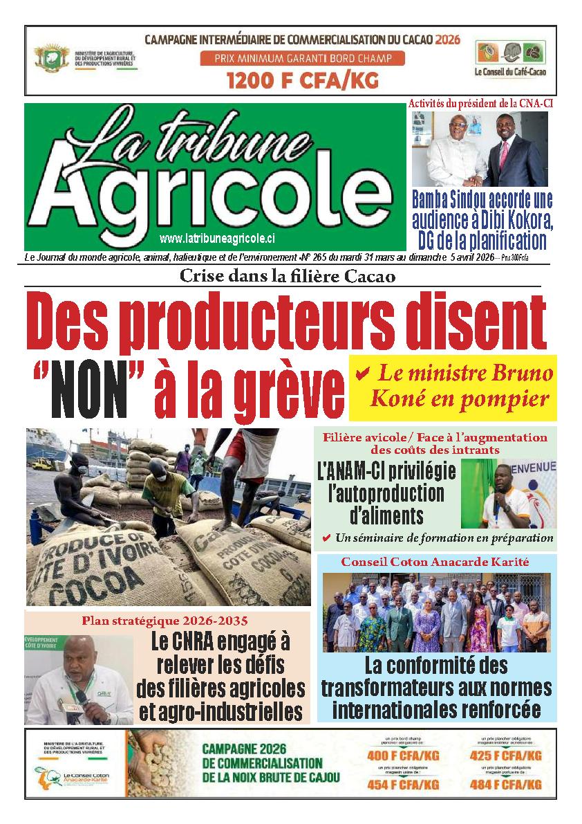 LA TRIBUNE AGRICOLE N° 265