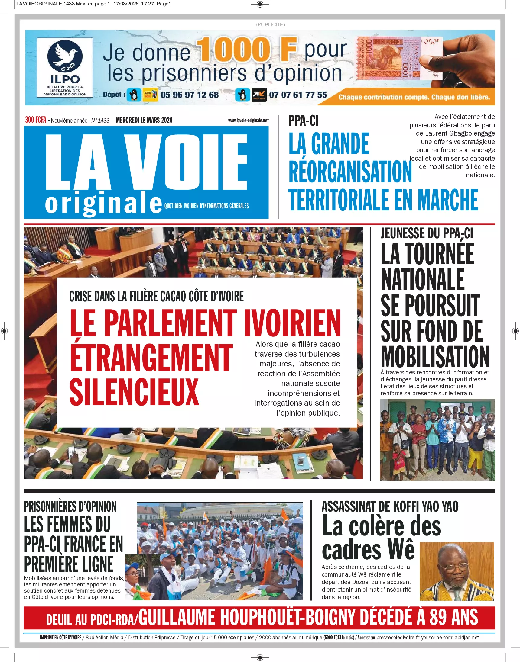 N° 1433 - 2026-03-18