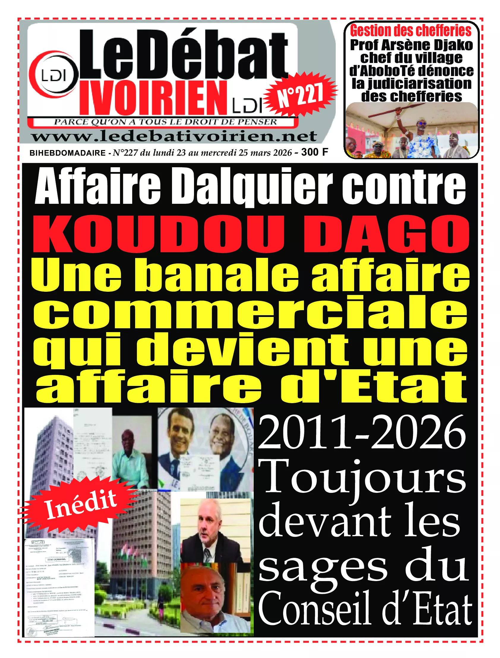 LE DEBAT IVOIRIEN N° 227