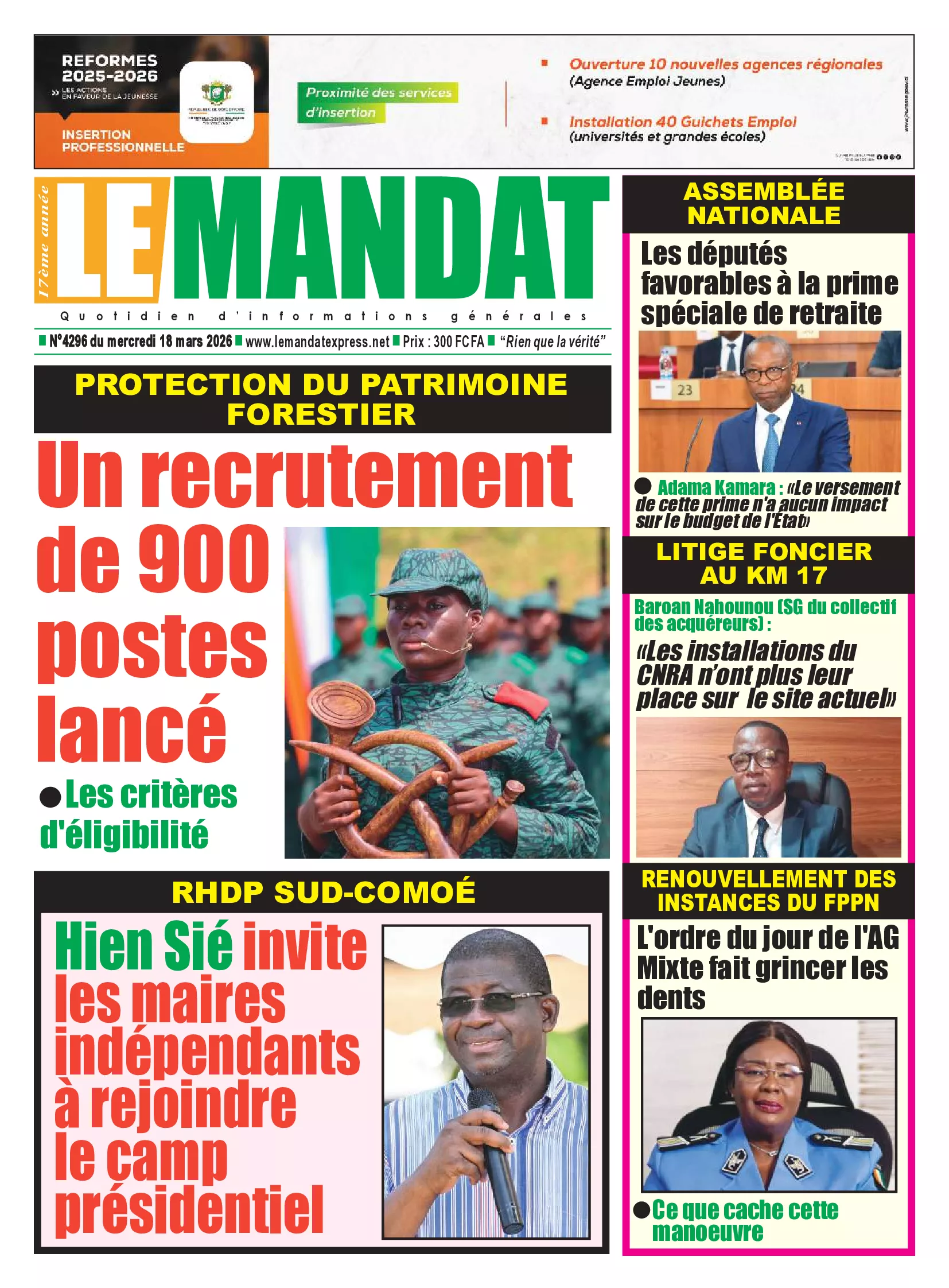N° 4296 - 2026-03-18