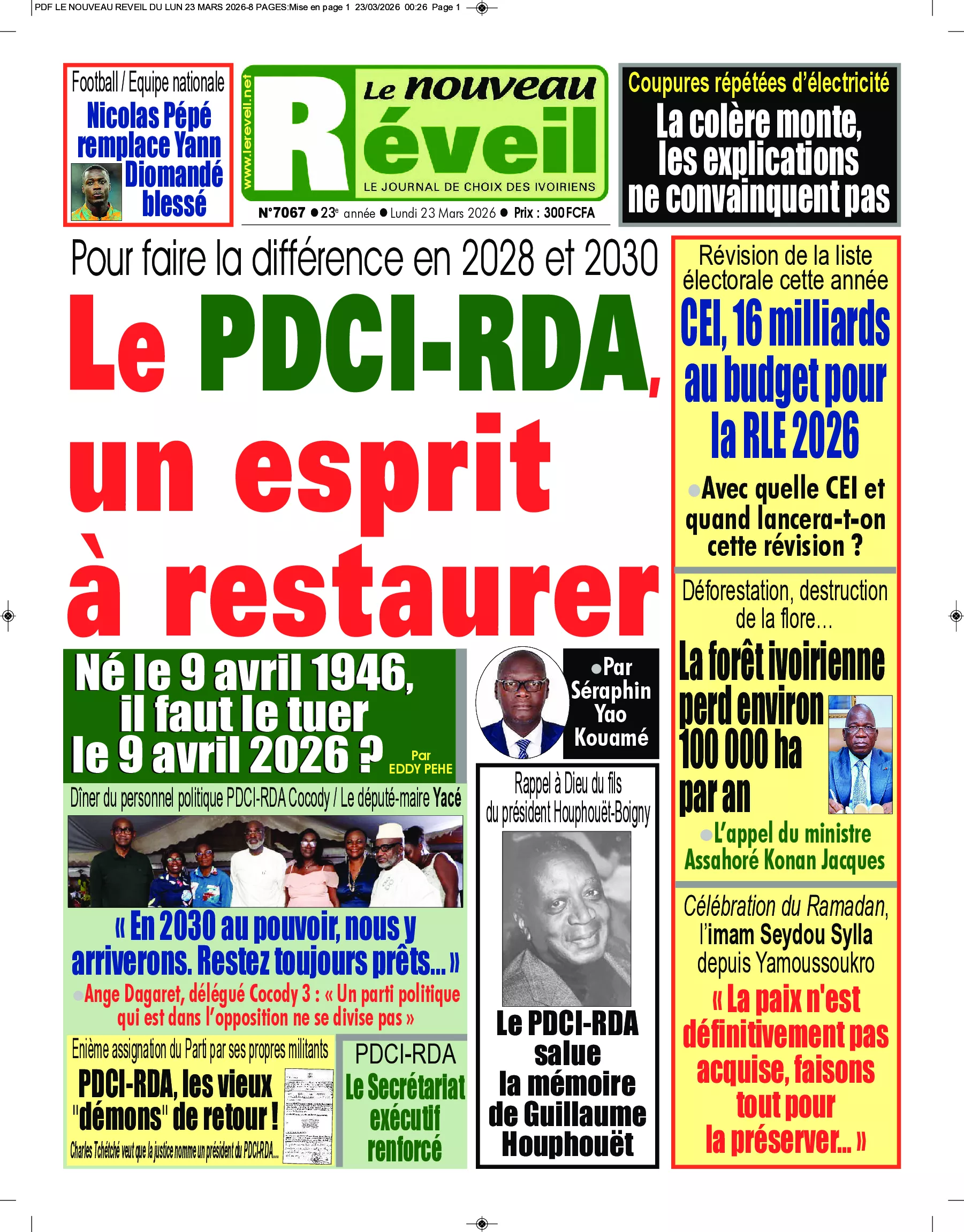 N° 7067 - 2026-03-23