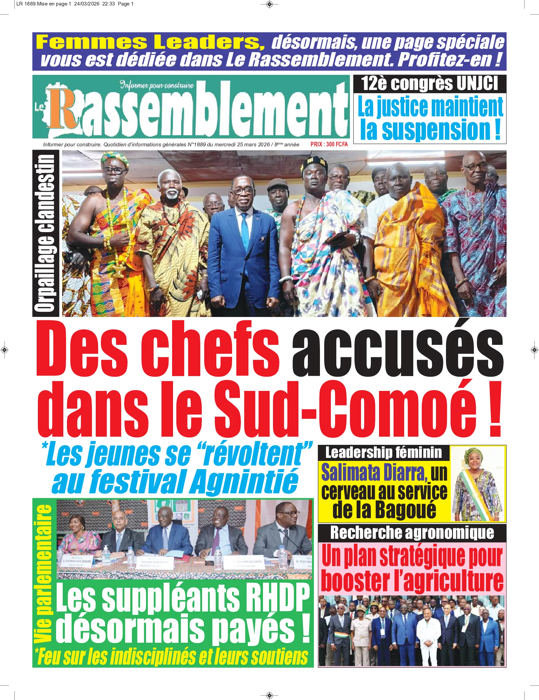 LE RASSEMBLEMENT N° 1889