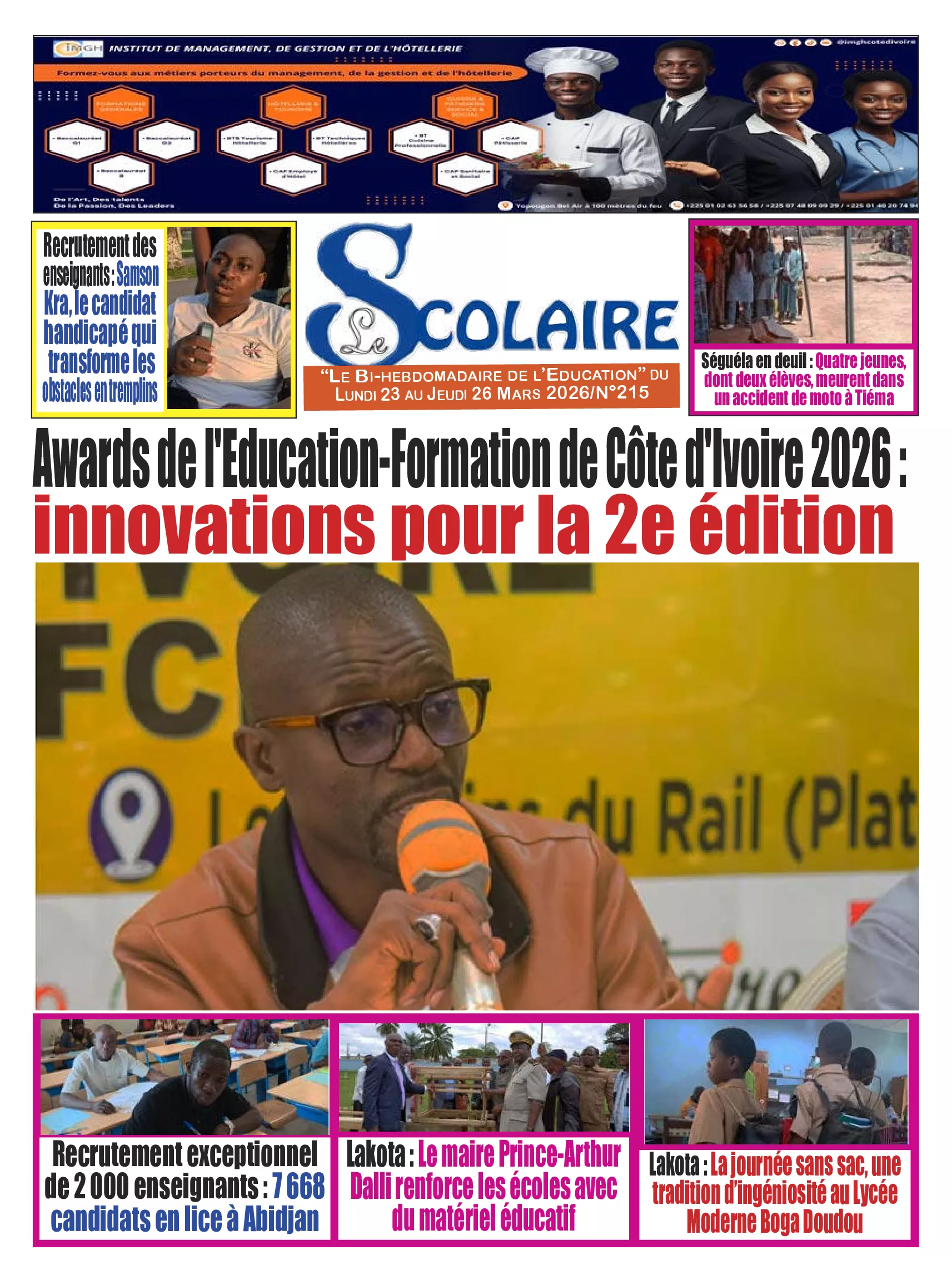 LE SCOLAIRE N° 215
