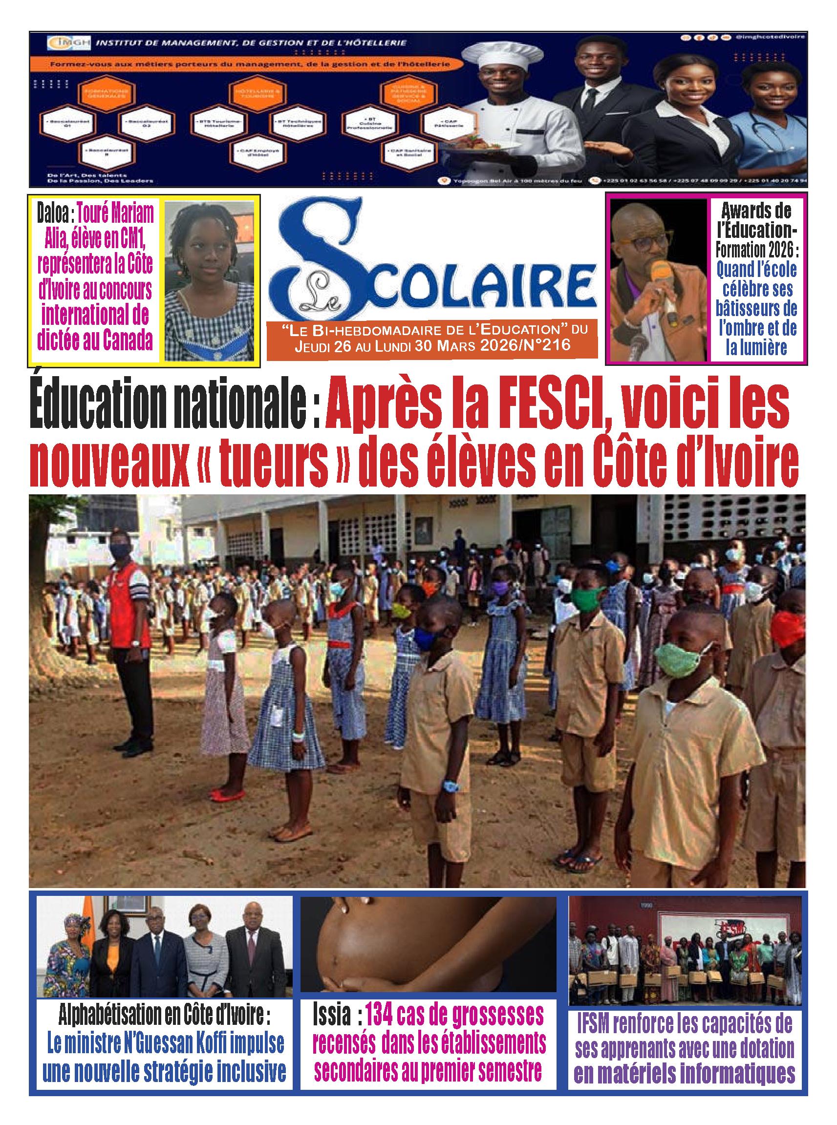 LE SCOLAIRE N° 216