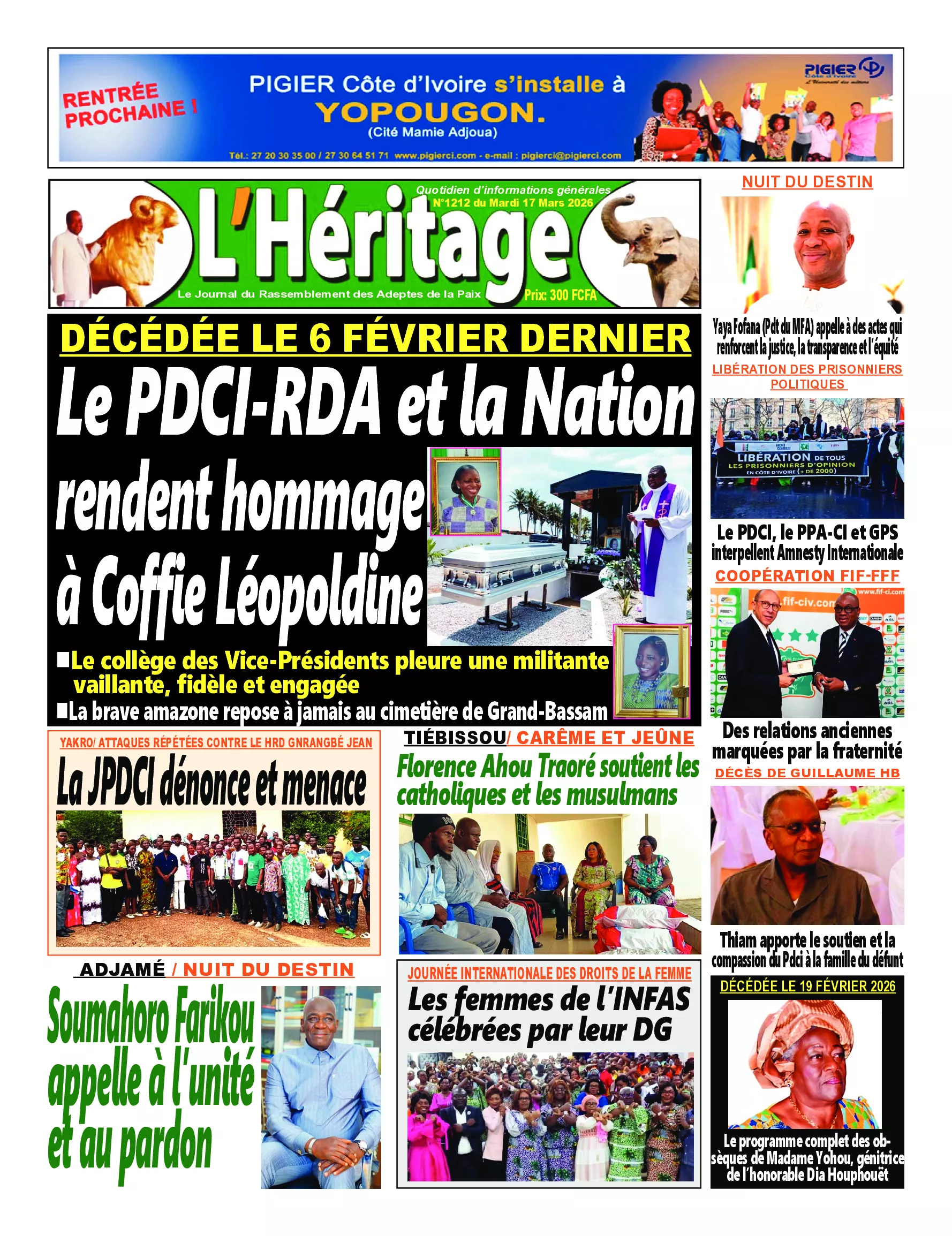 N° 1212 - 2026-03-17