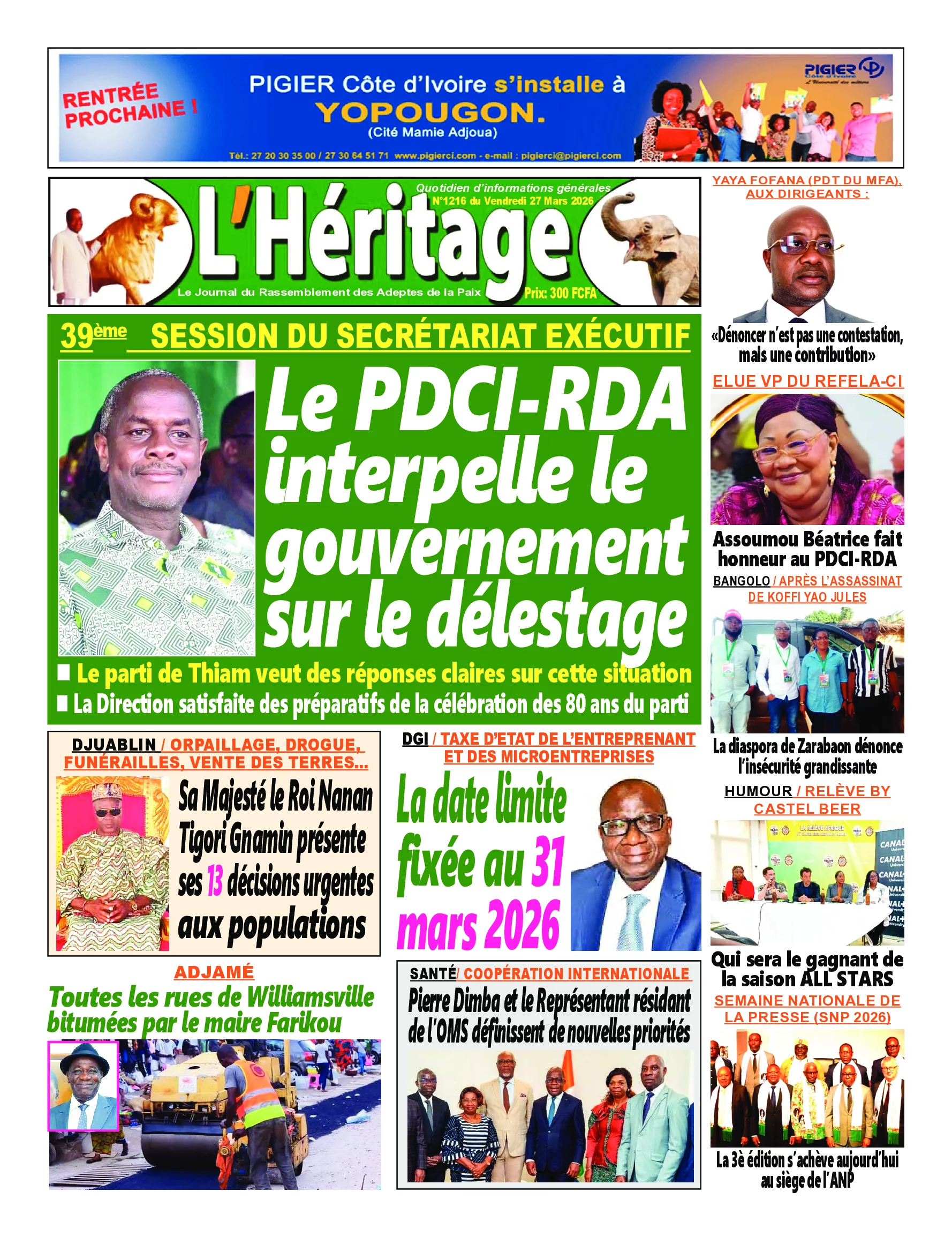 N° 1216 - 2026-03-27