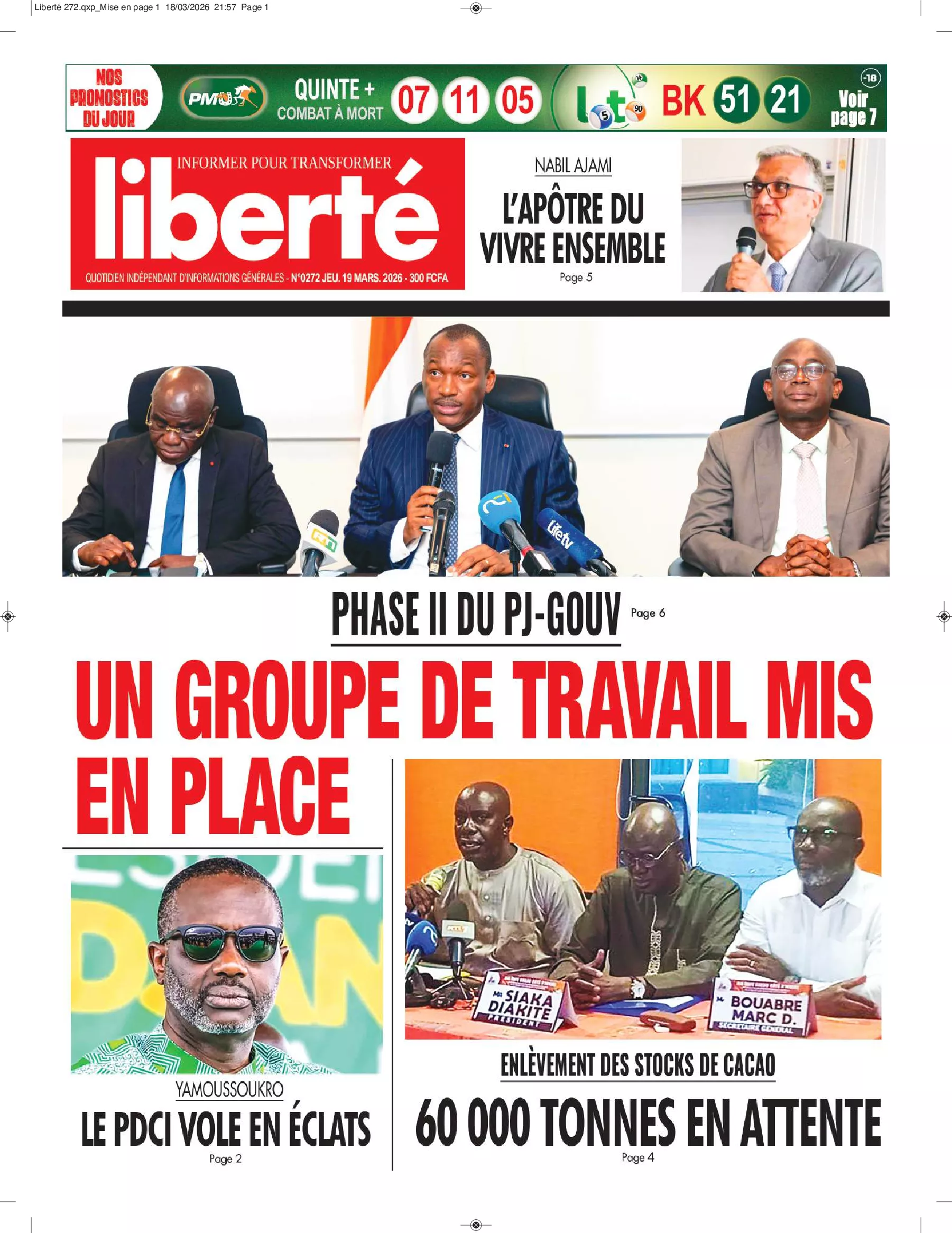 N° 272 - 2026-03-19