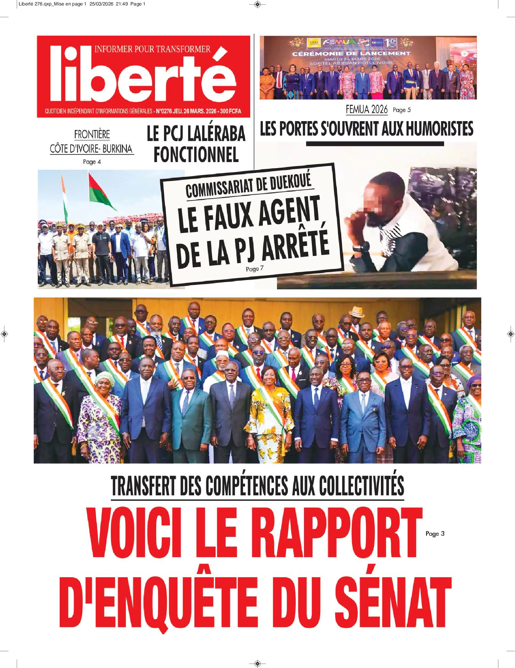 N° 276 - 2026-03-26