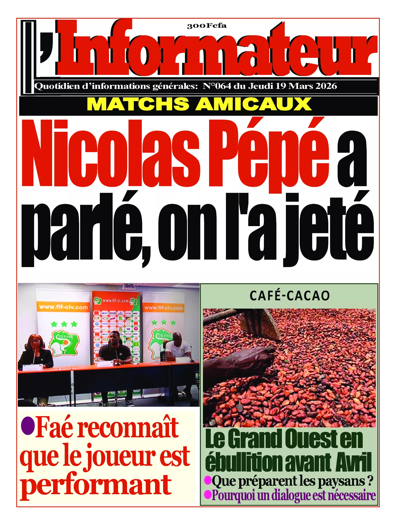 L'INFORMATEUR N° 64