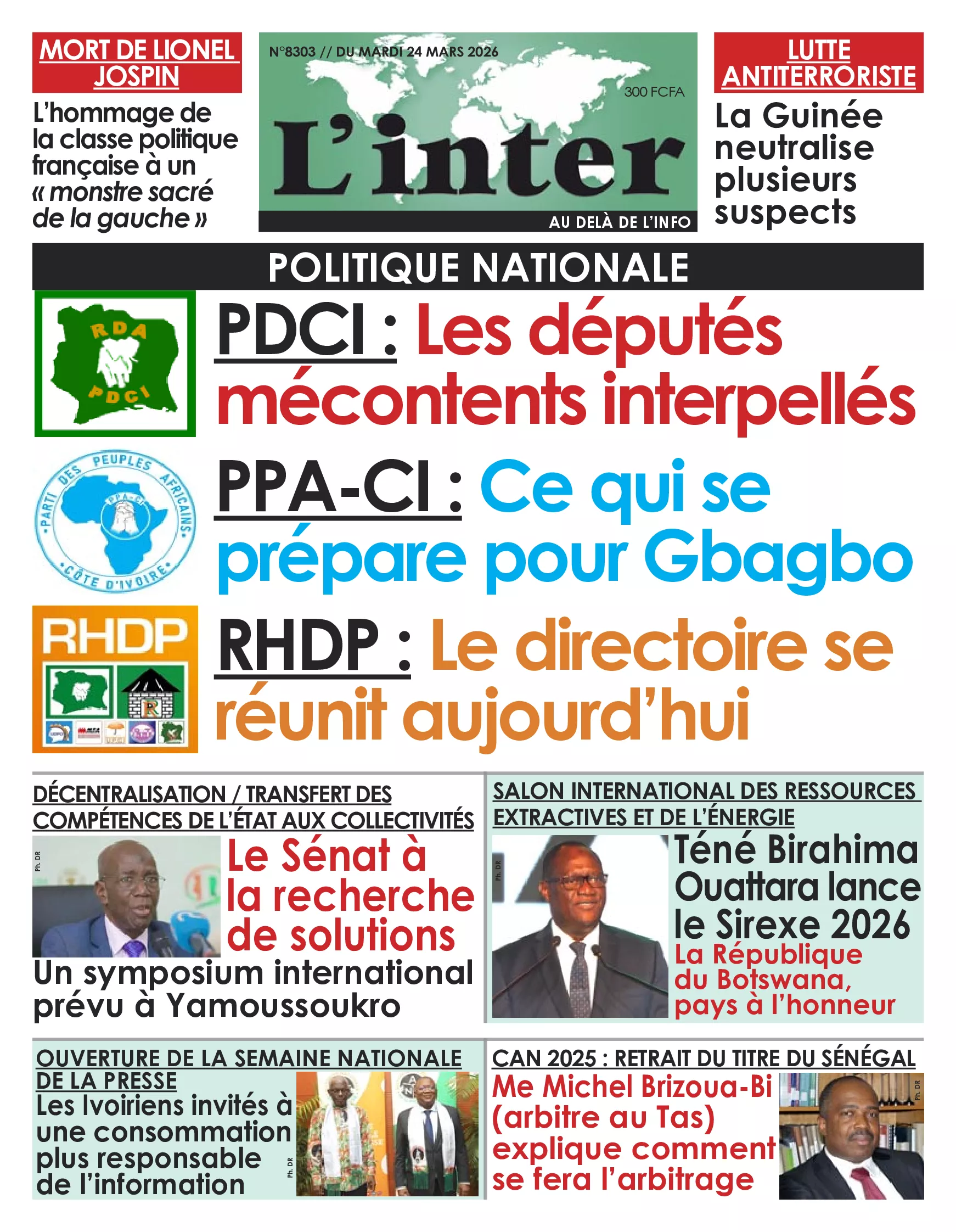 N° 8303 - 2026-03-24