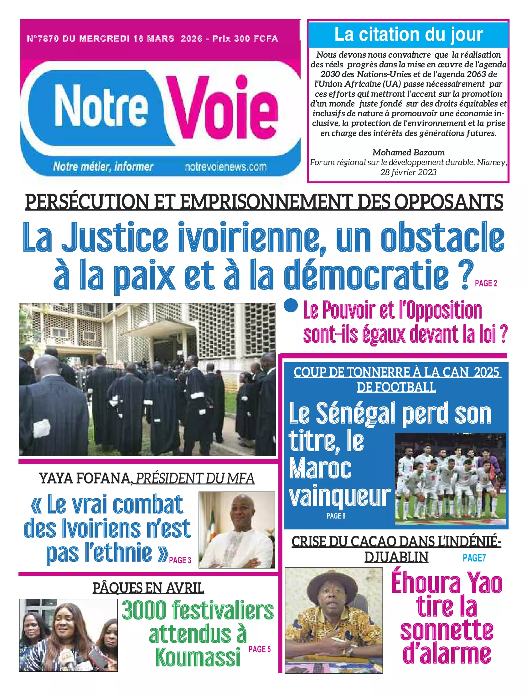 N° 7870 - 2026-03-18