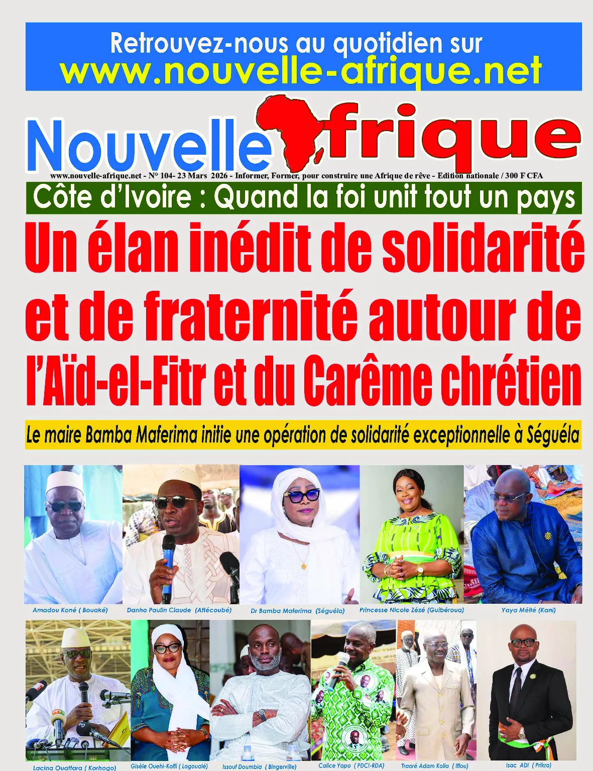 NOUVELLE AFRIQUE N° 104