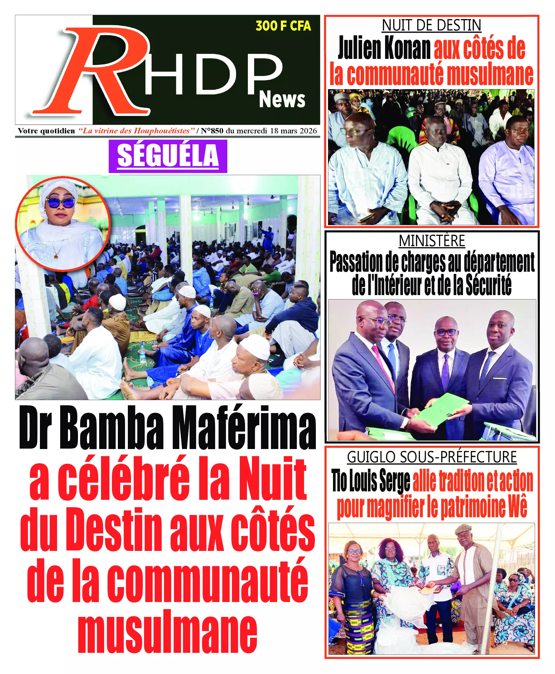 N° 850 - 2026-03-18