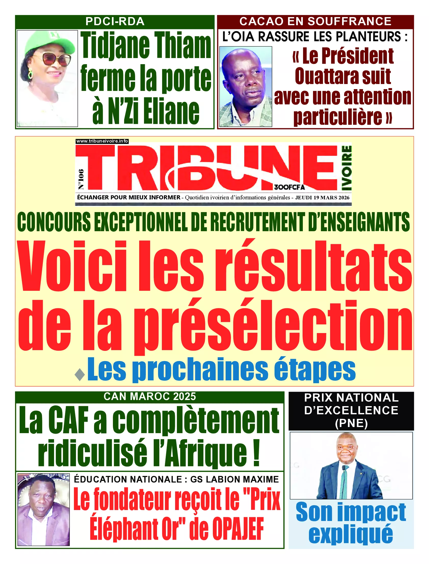 N° 106 - 2026-03-19