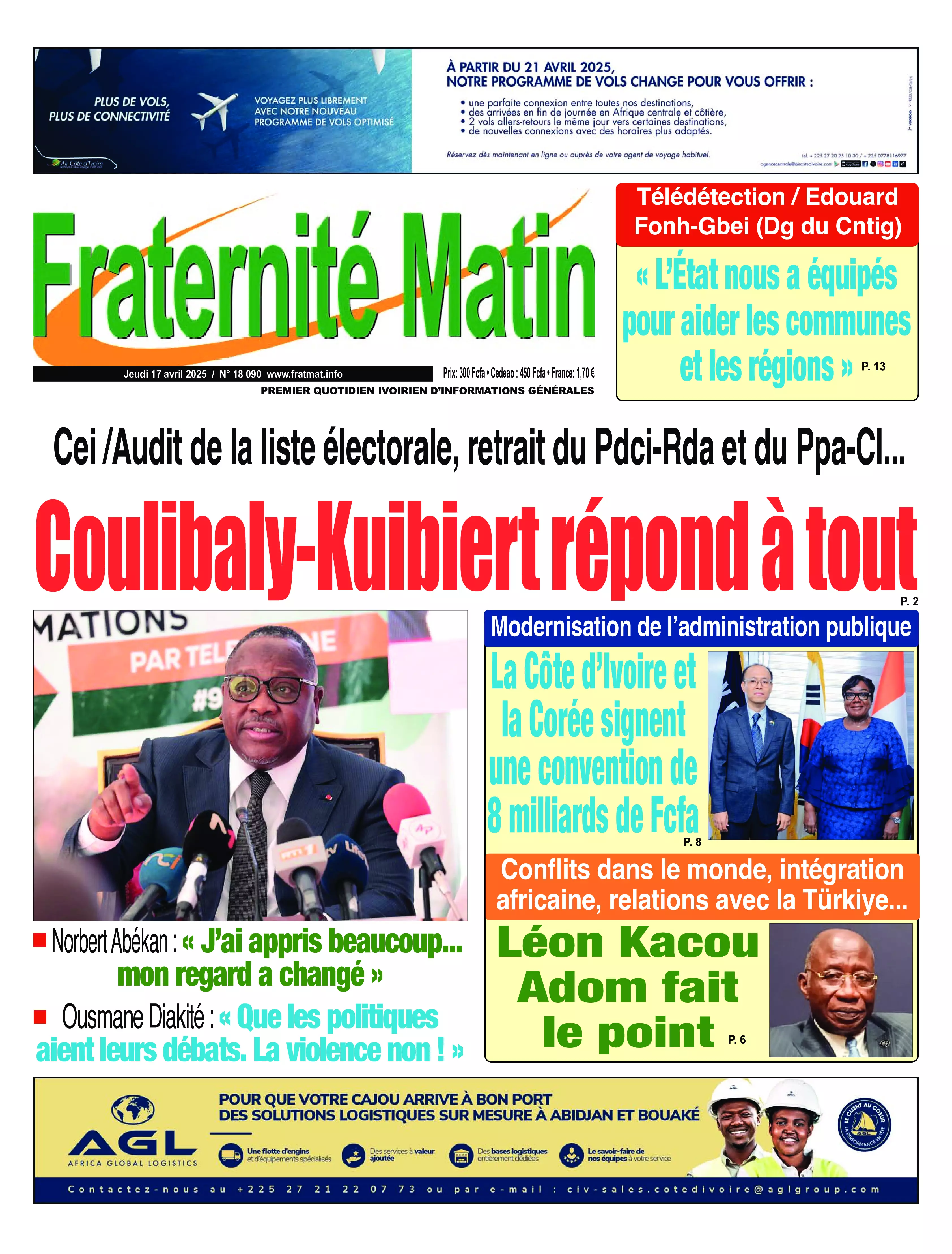 FRATERNITE MATIN