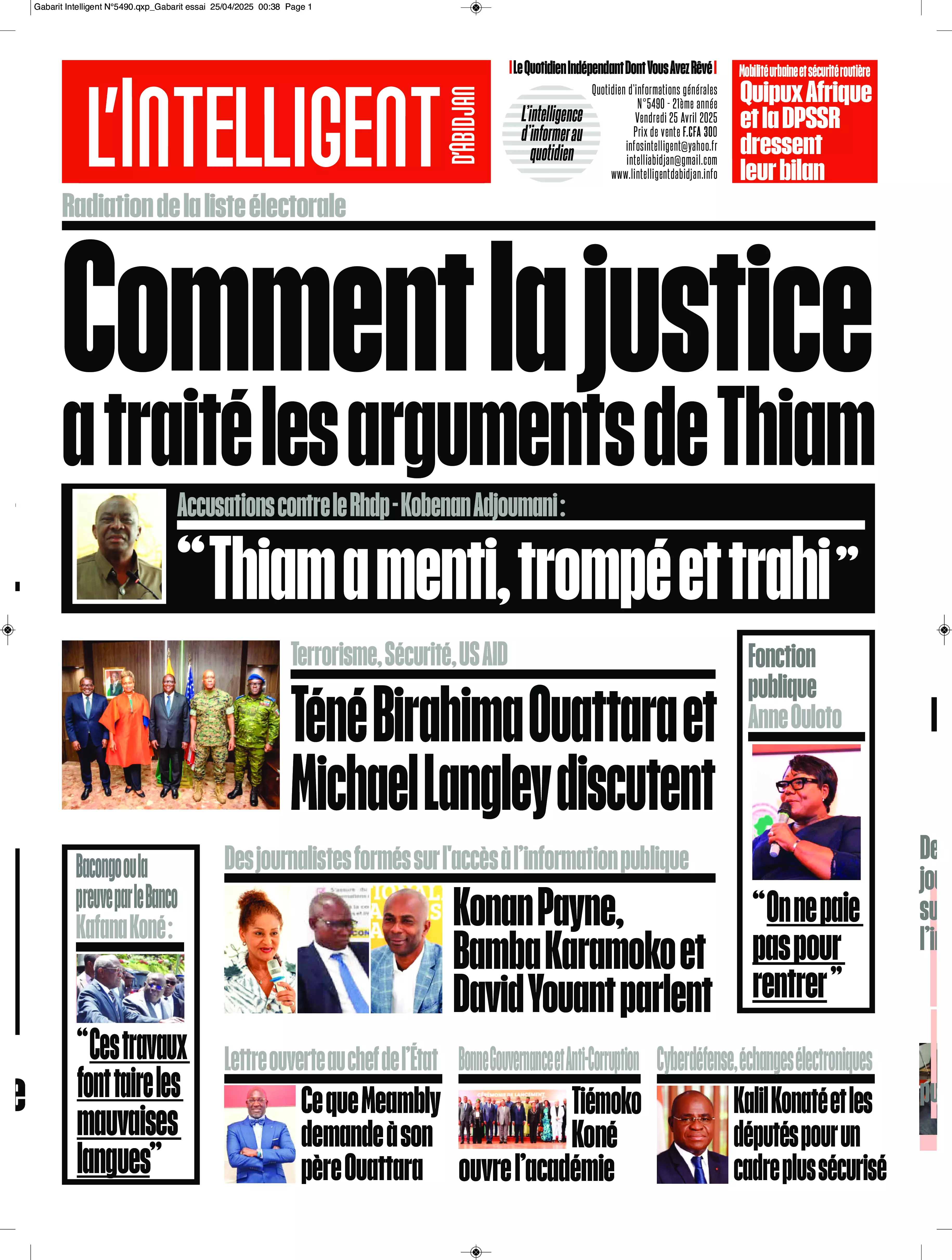 N° 5490 - 2025-04-25