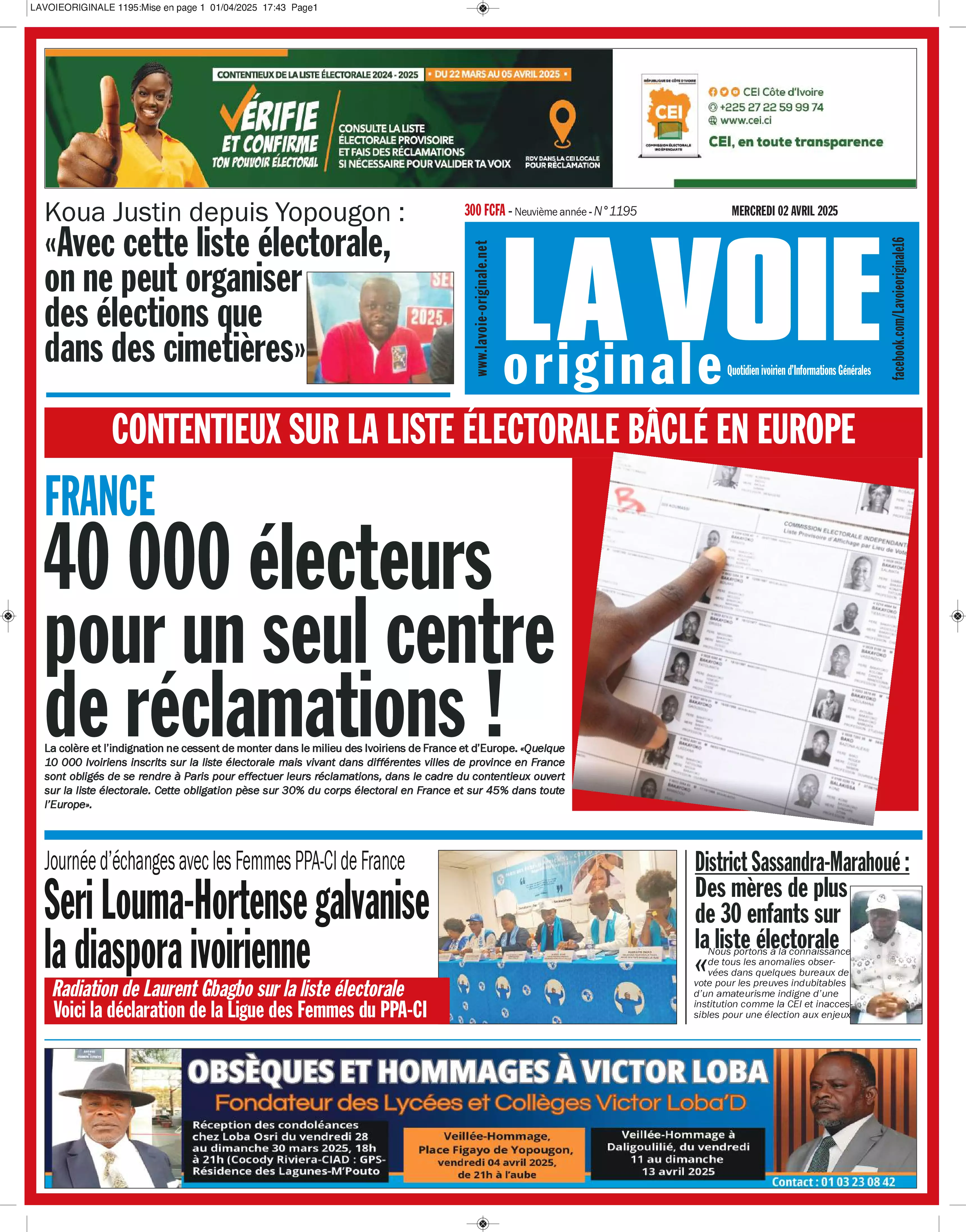 N° 1195 - 2025-04-02