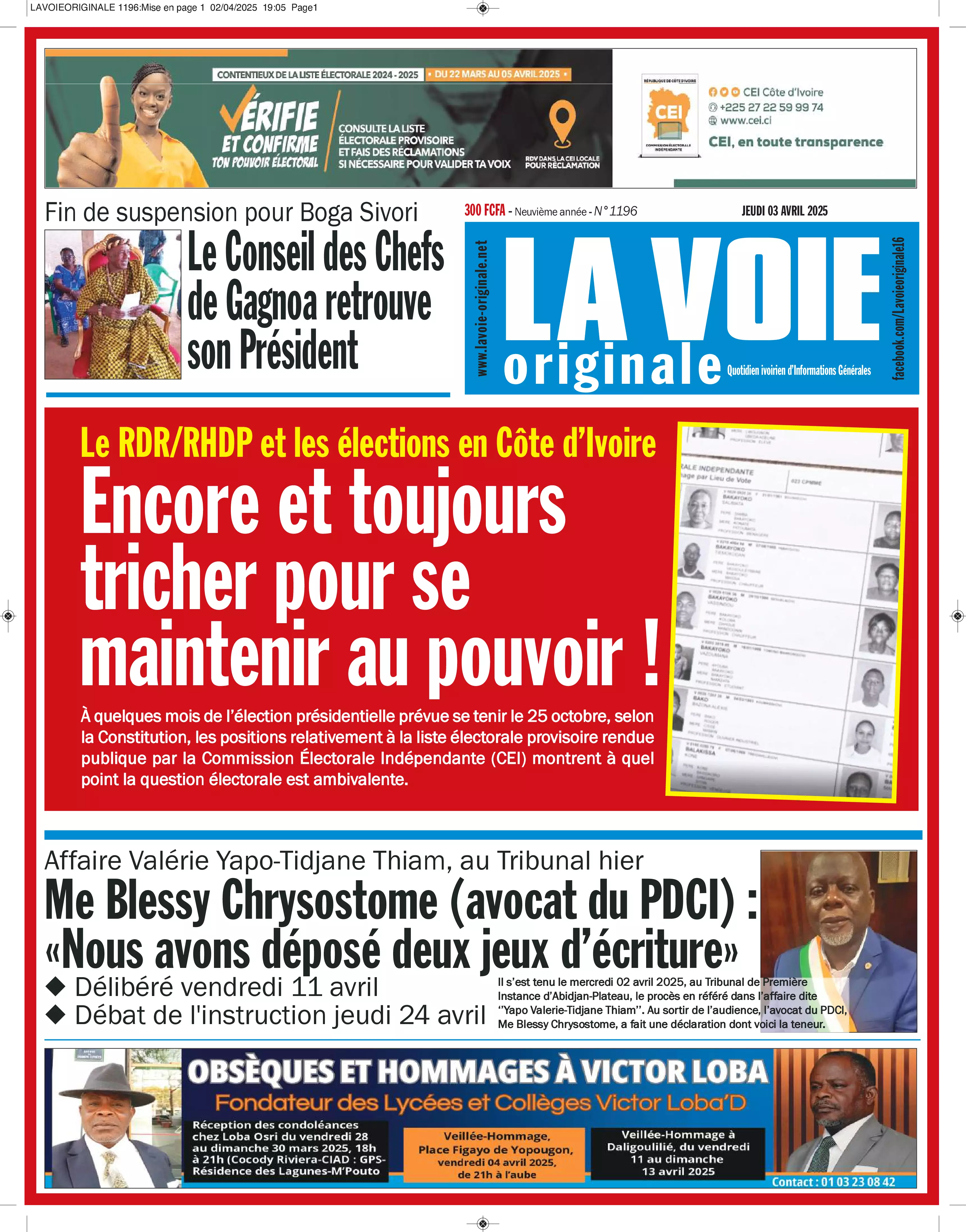 N° 1196 - 2025-04-03