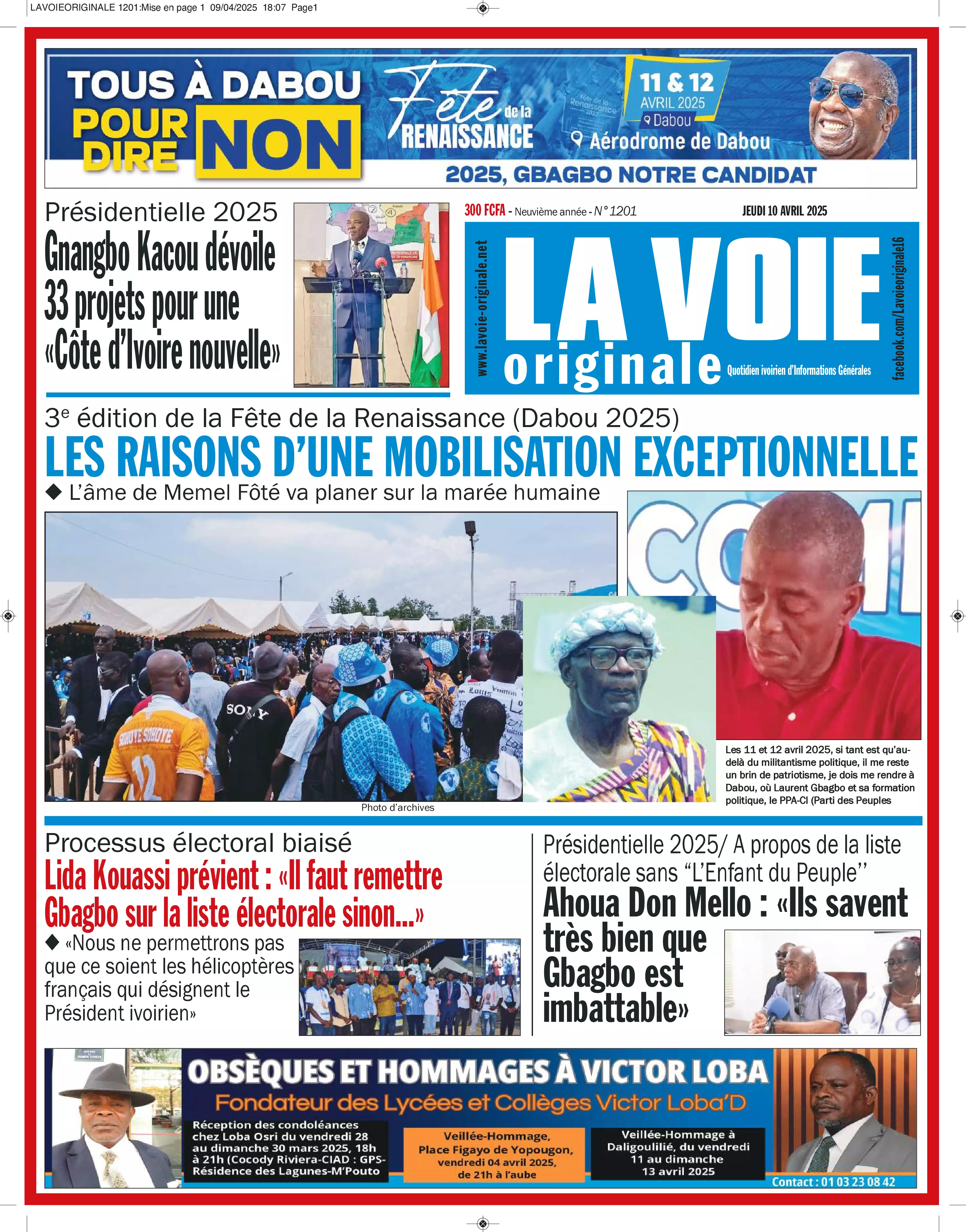N° 1201 - 2025-04-10