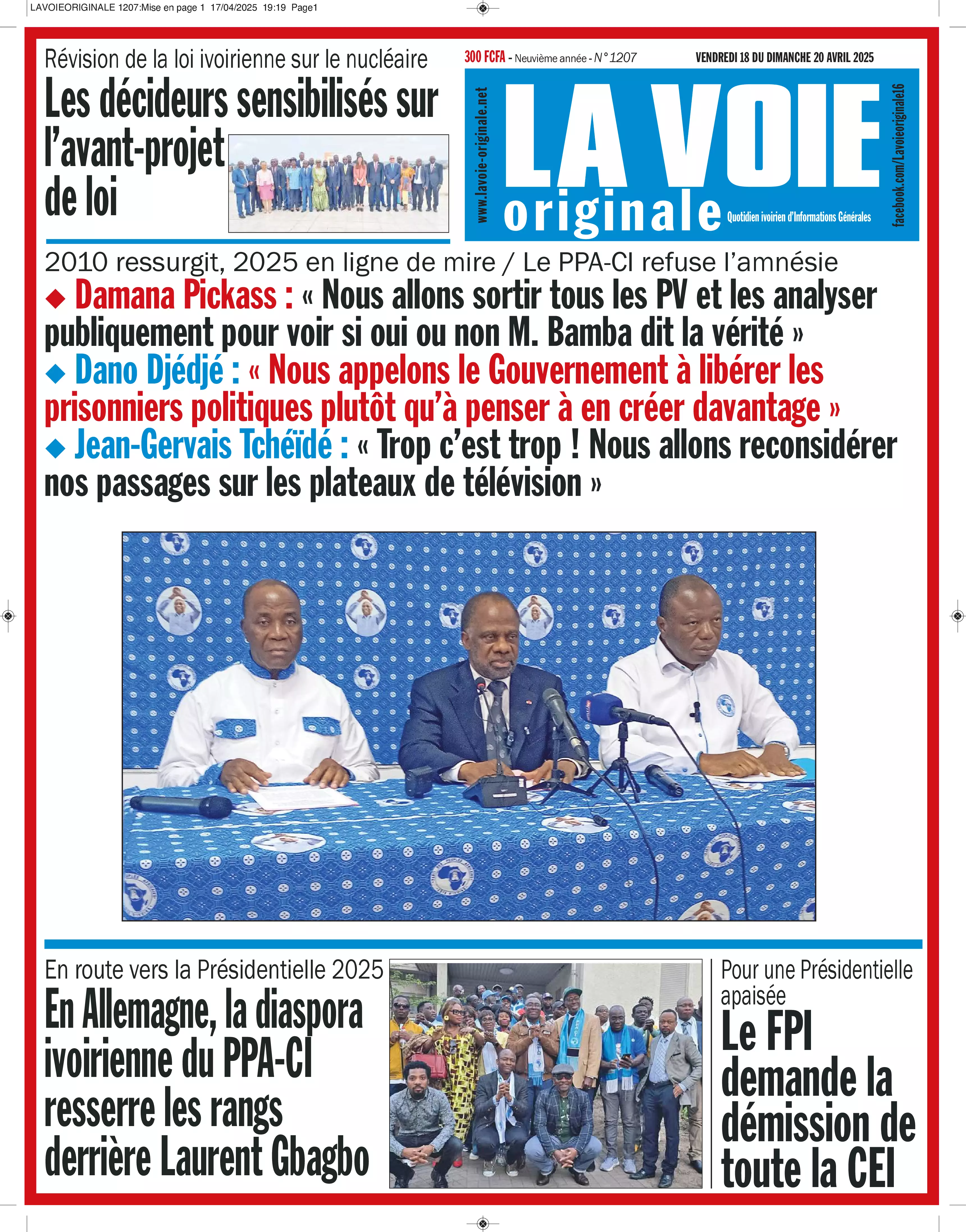 N° 1207 - 2025-04-18