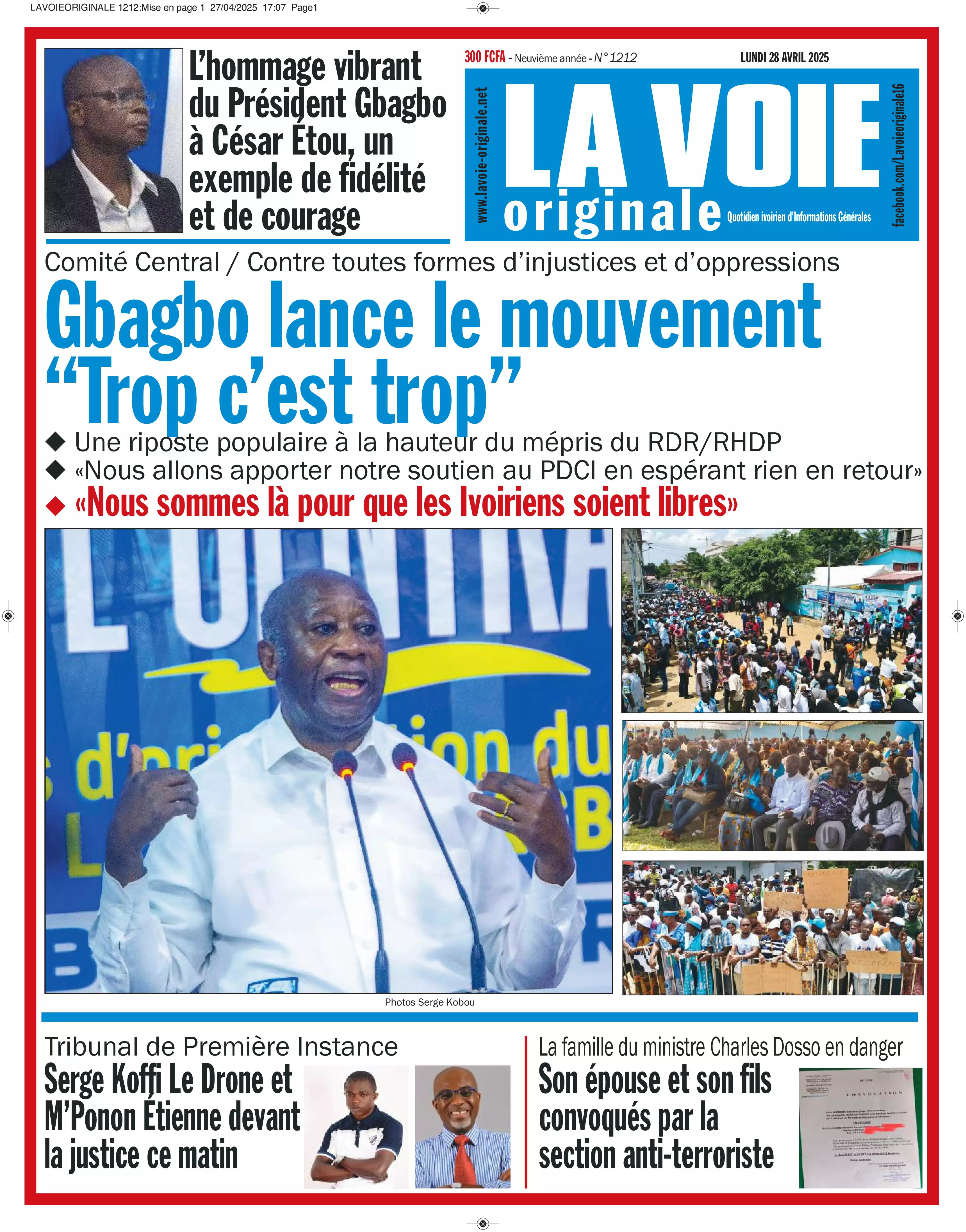 N° 1212 - 2025-04-28