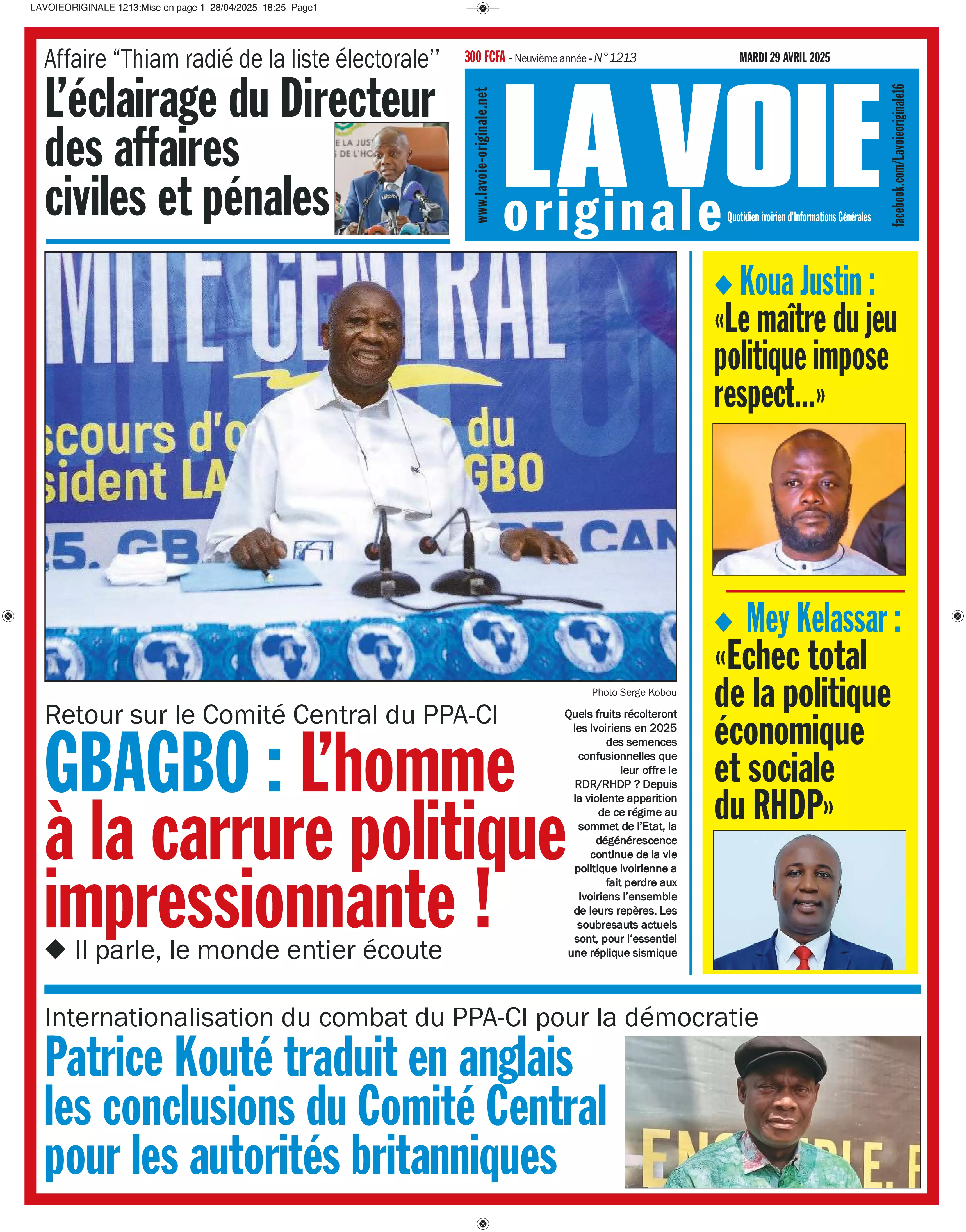 N° 1213 - 2025-04-29