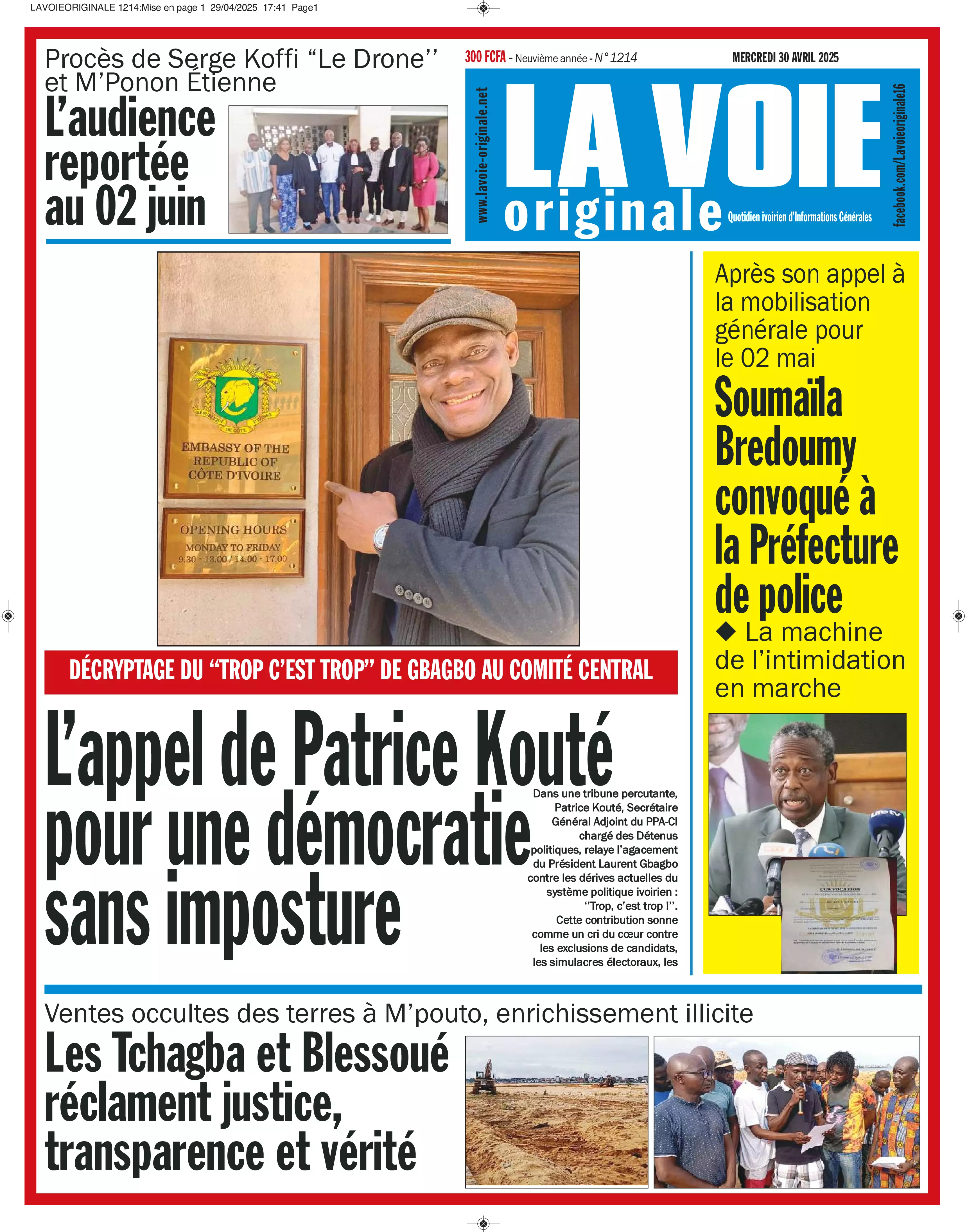 N° 1214 - 2025-04-30