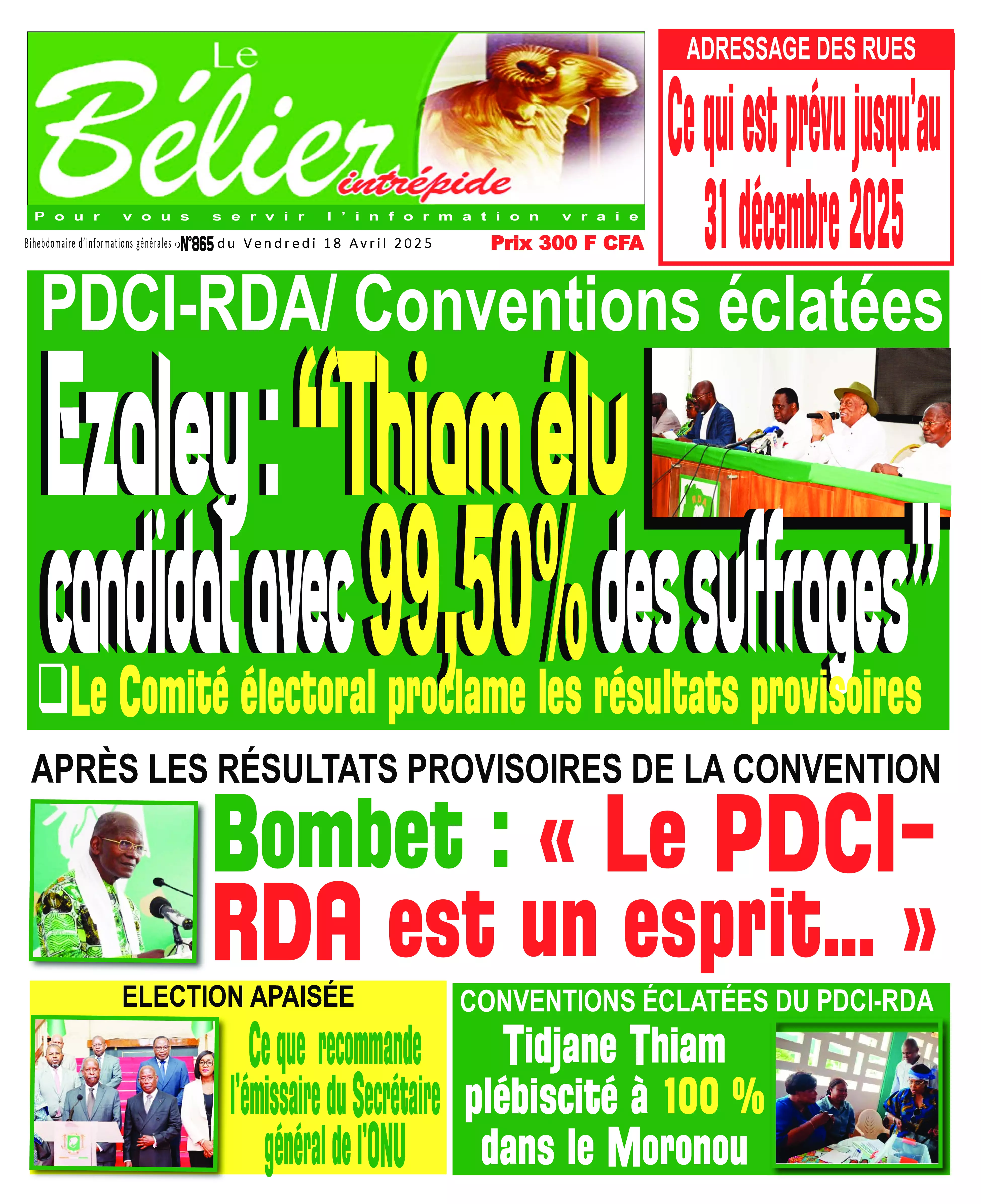 N° 865 - 2025-04-18