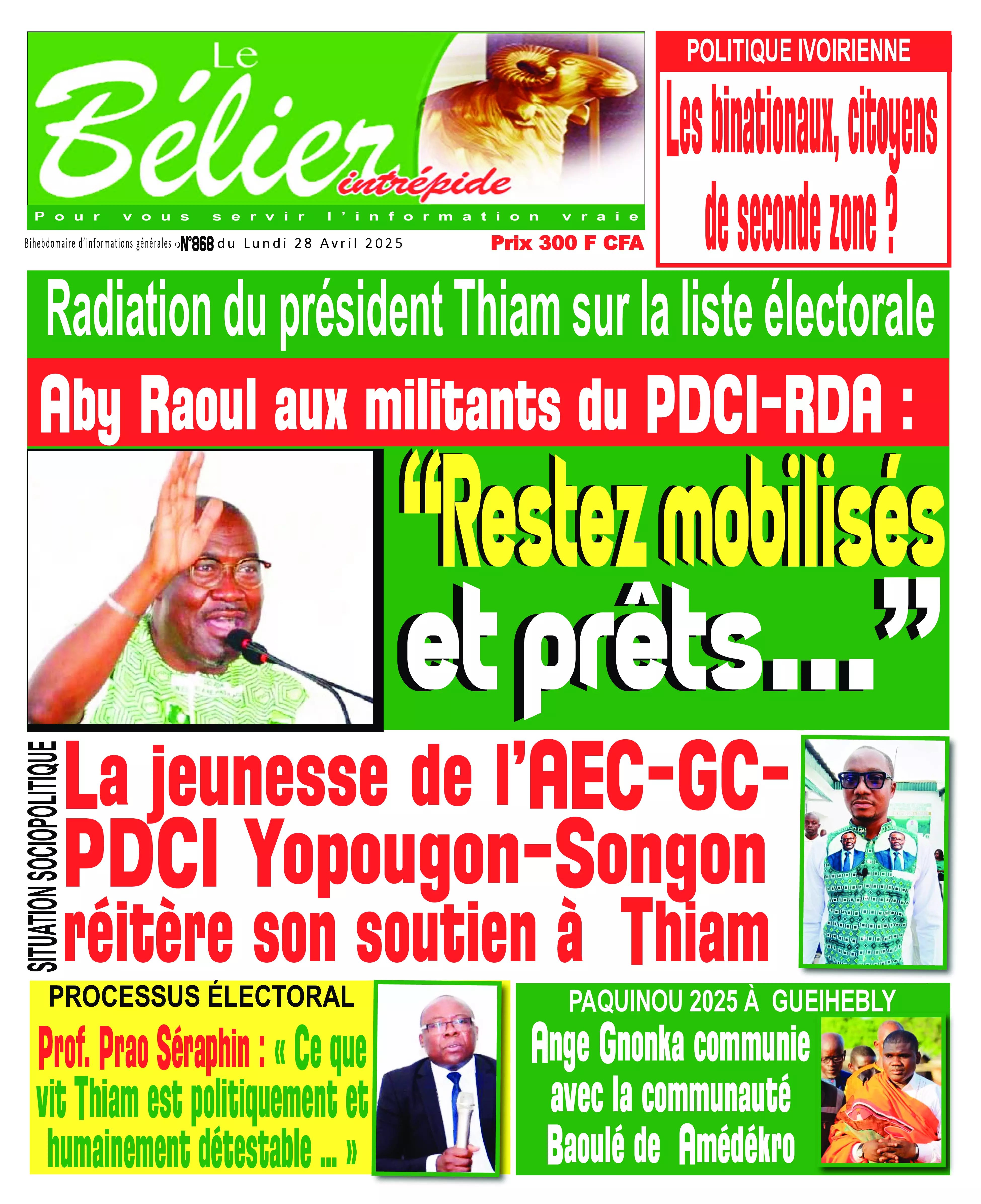 N° 868 - 2025-04-28