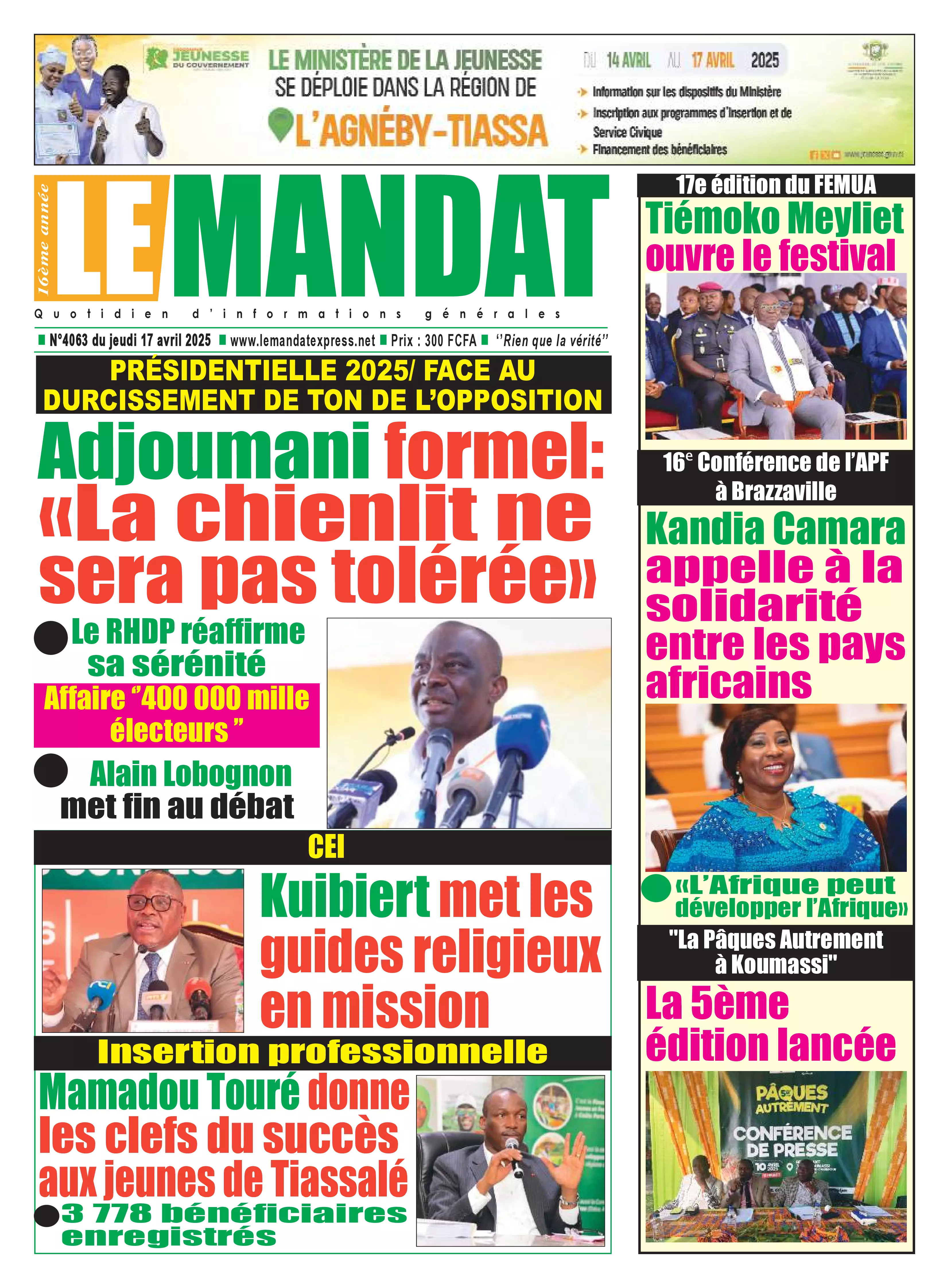 N° 4063 - 2025-04-17