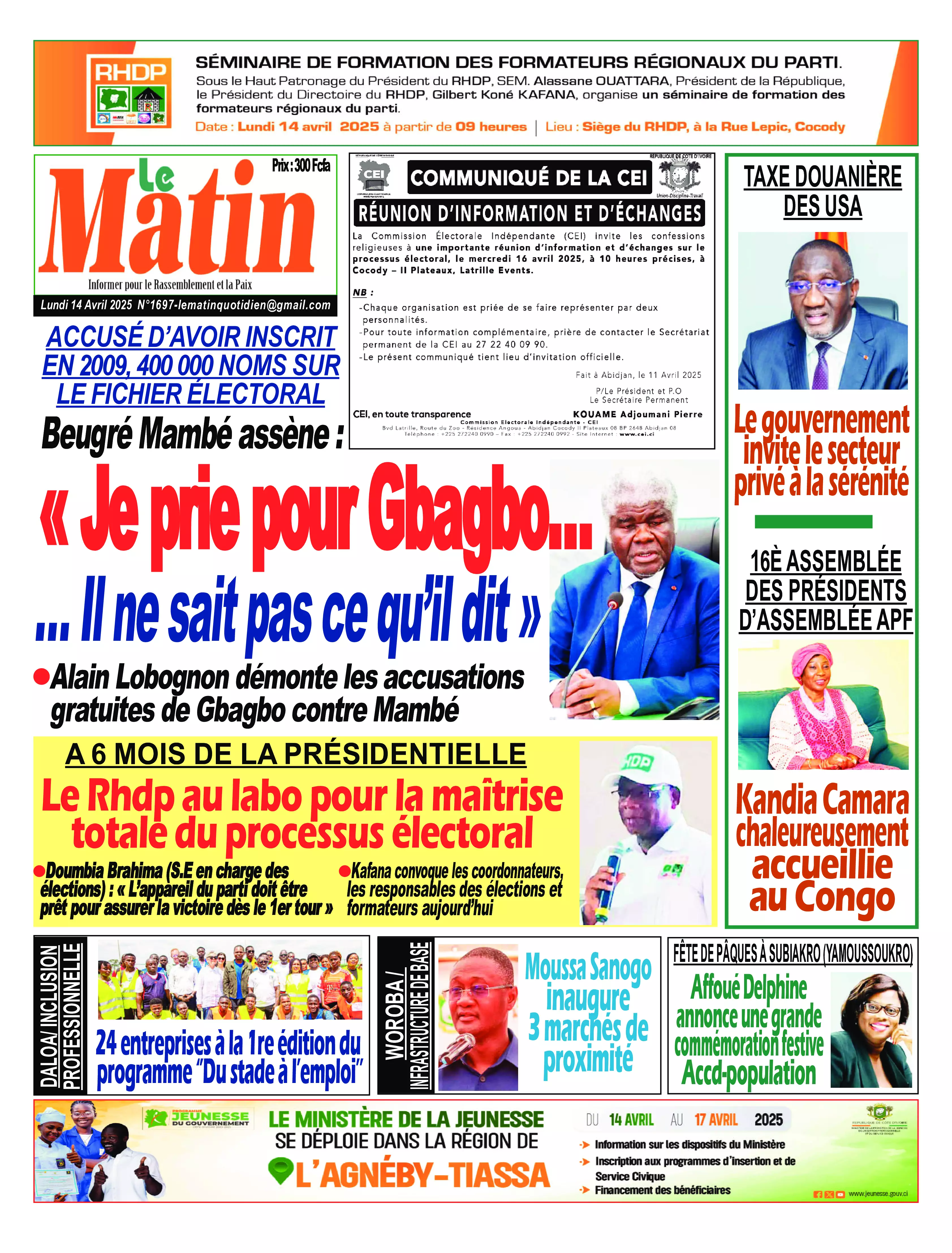 N° 1697 - 2025-04-13