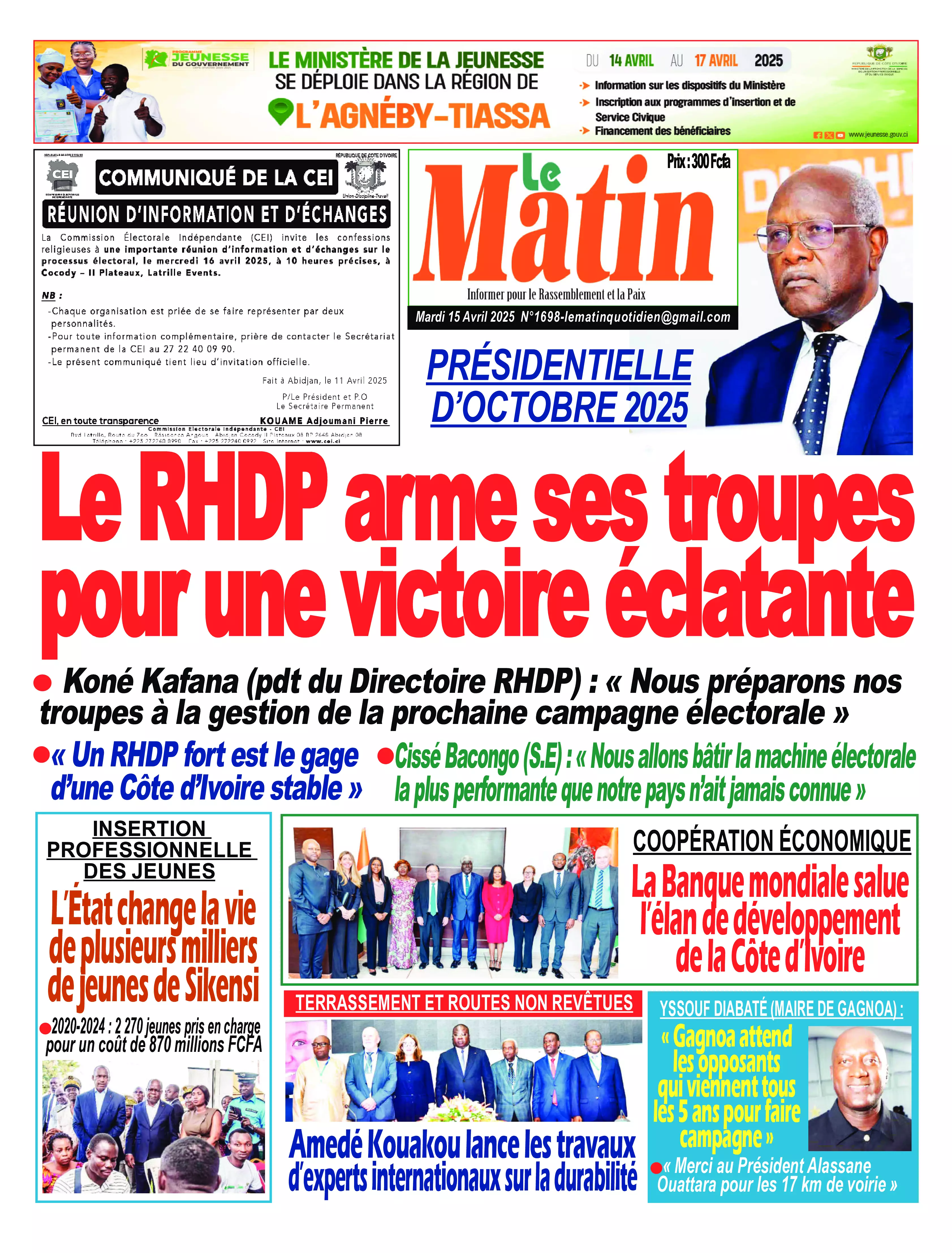 N° 1698 - 2025-04-15