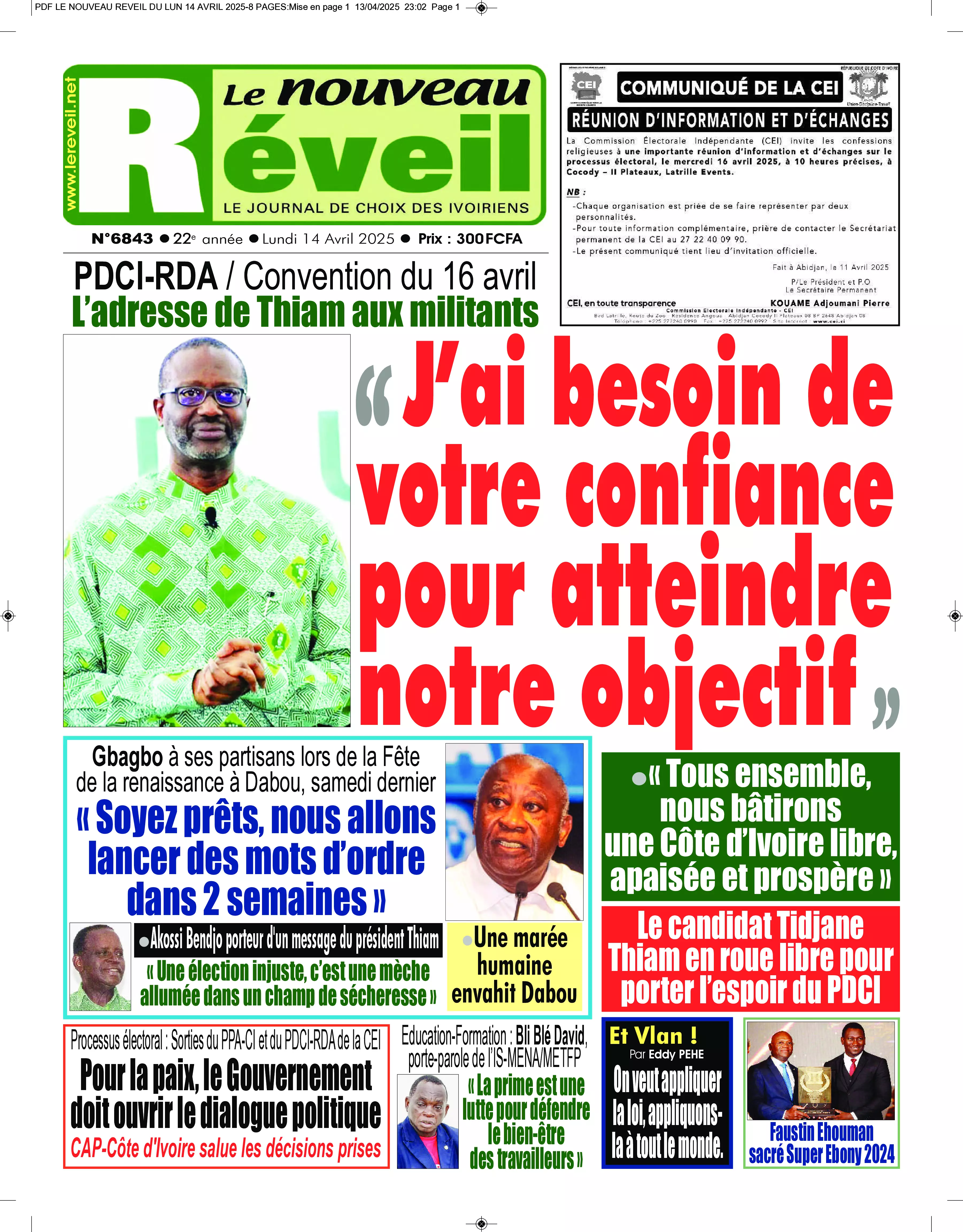 N° 6843 - 2025-04-14