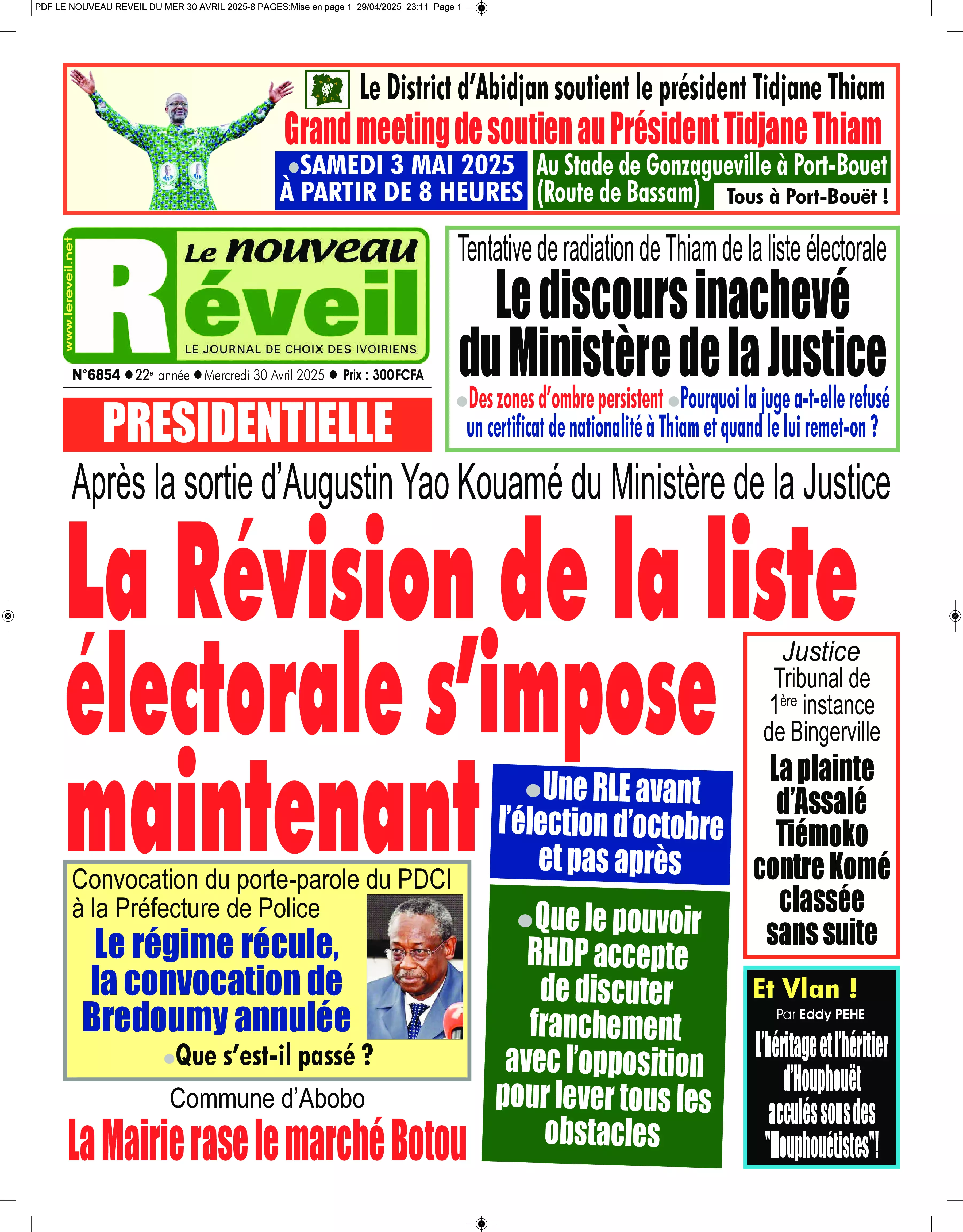 N° 6854 - 2025-04-30