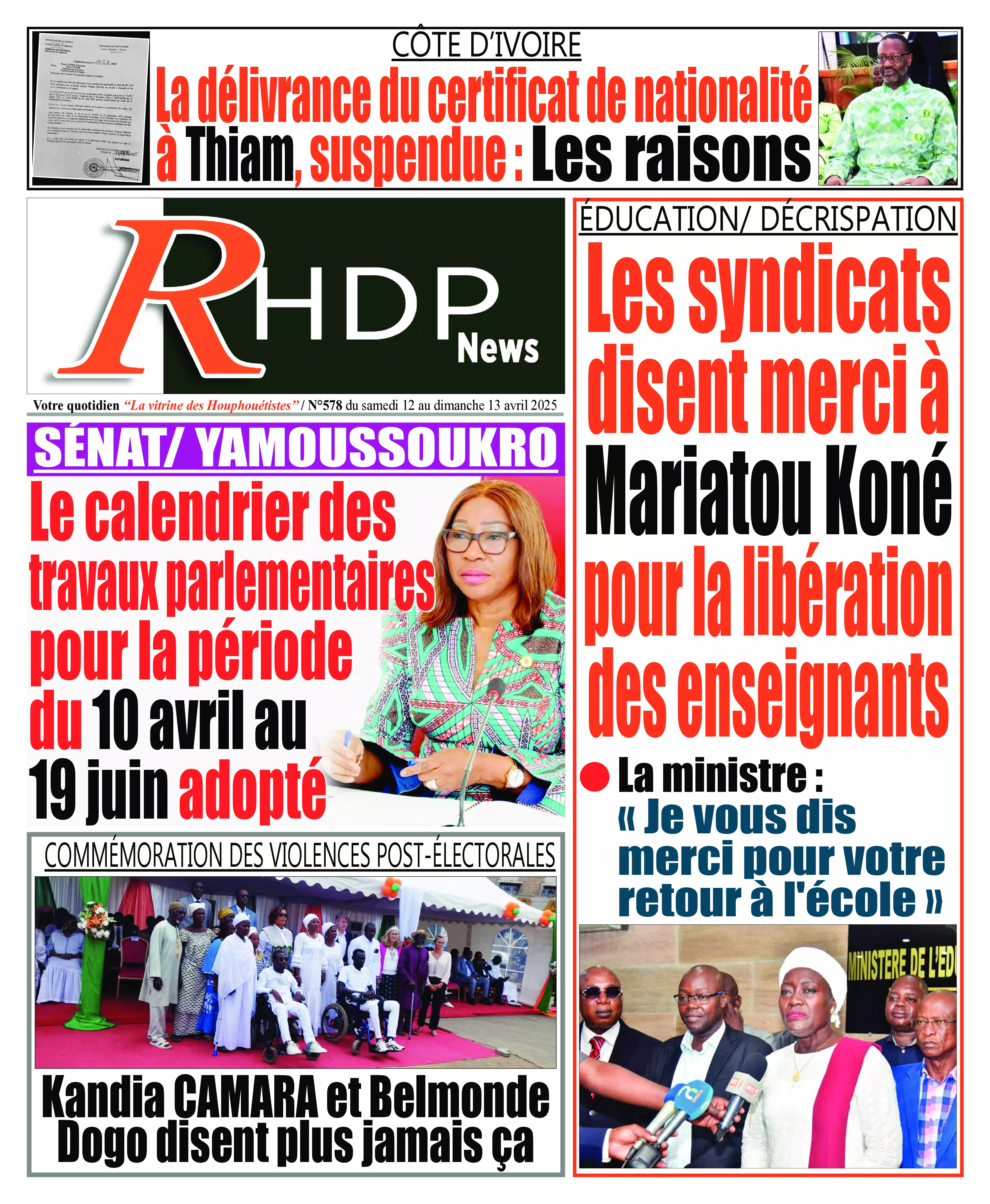 N° 578 - 2025-04-12