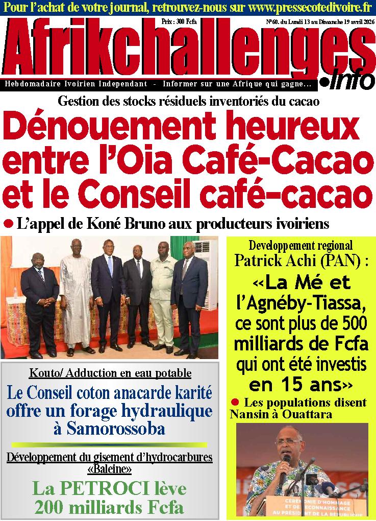 AFRIKCHALLENGES N° 60