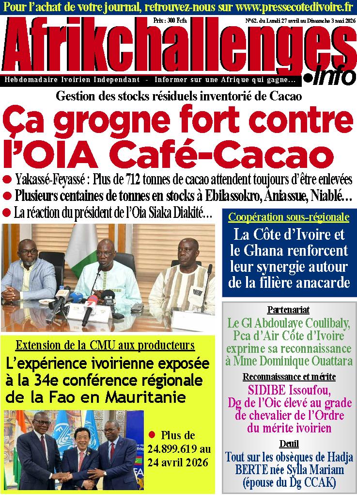 AFRIKCHALLENGES N° 62