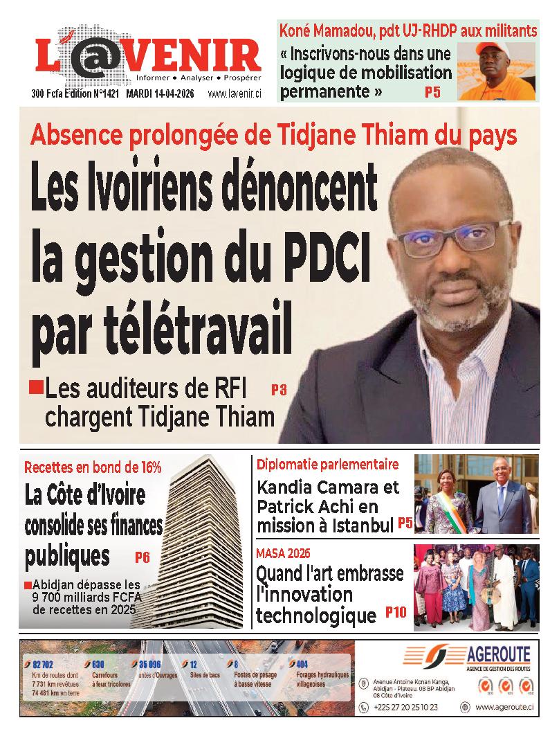 IVOIR HEBDO N° 1421