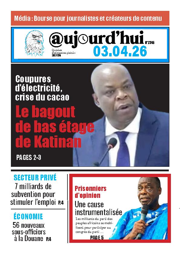 AUJOURD'HUI N° 2346