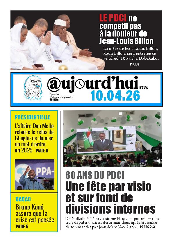 AUJOURD'HUI N° 2350