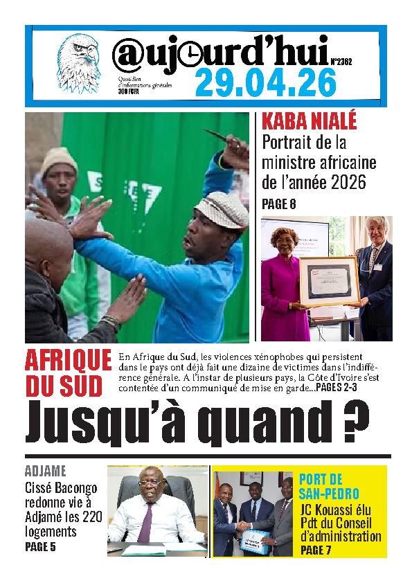 AUJOURD'HUI N° 2362