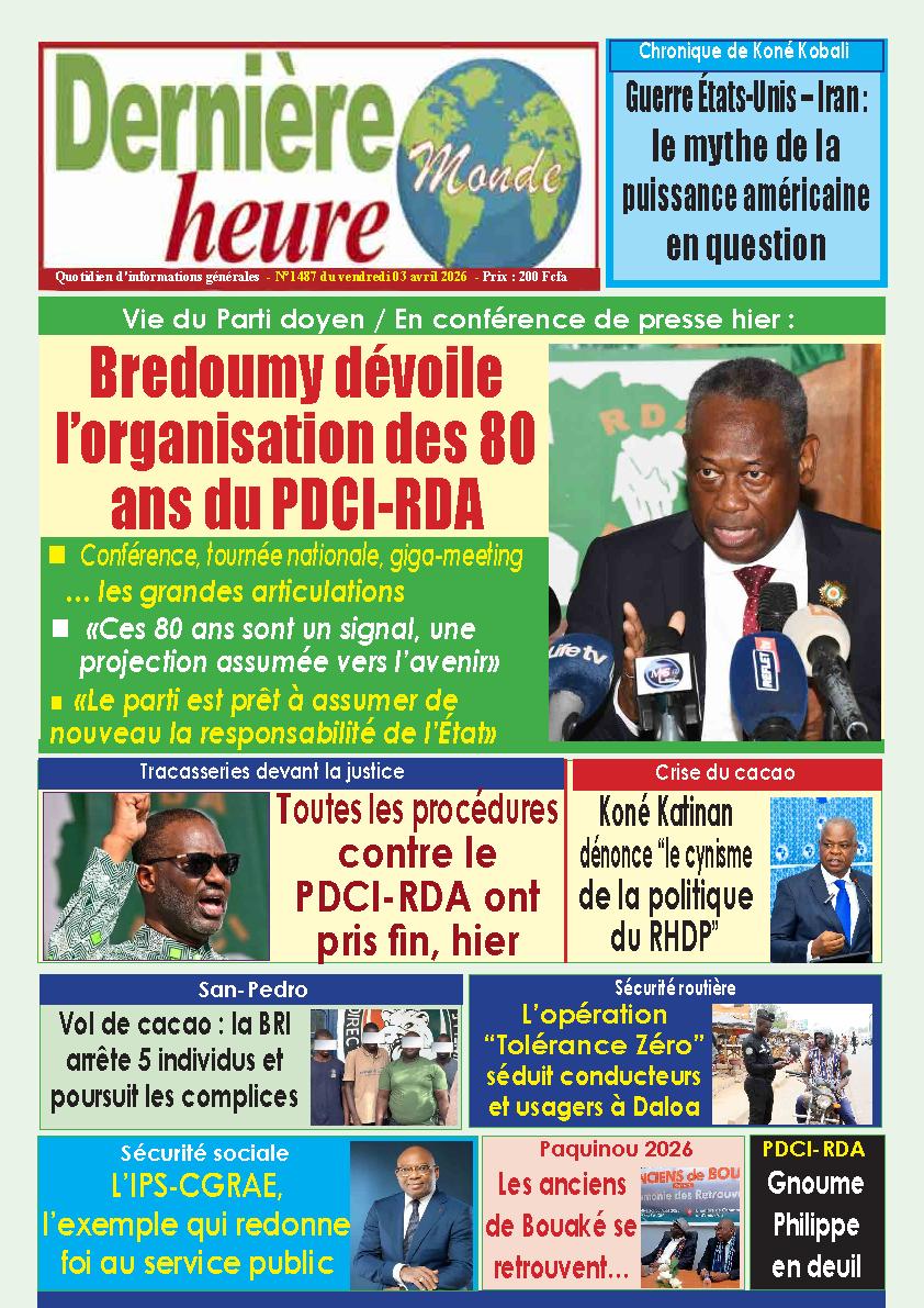 DERNIERE HEURE N° 1487