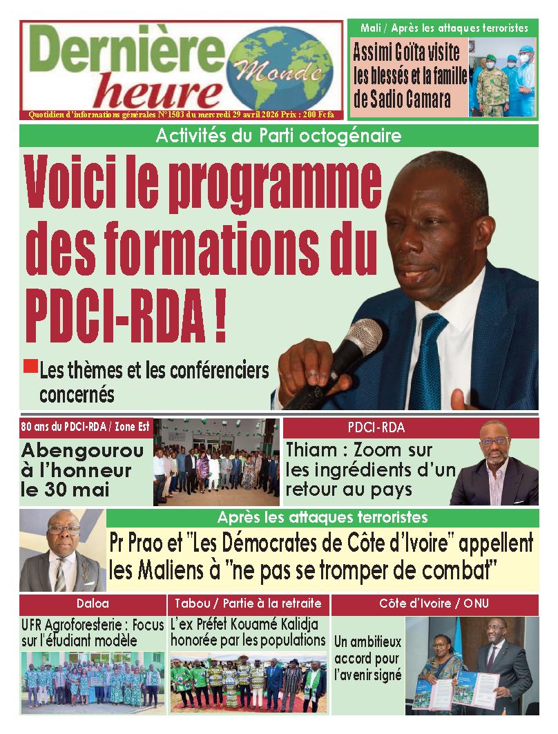 DERNIERE HEURE N° 1503