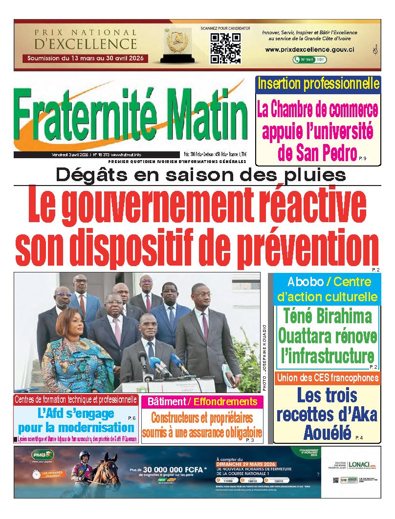 FRATERNITE MATIN N° 18373
