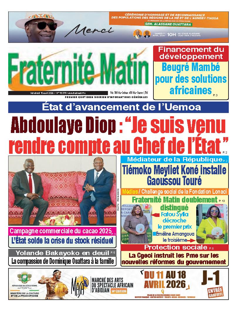 FRATERNITE MATIN N° 18378
