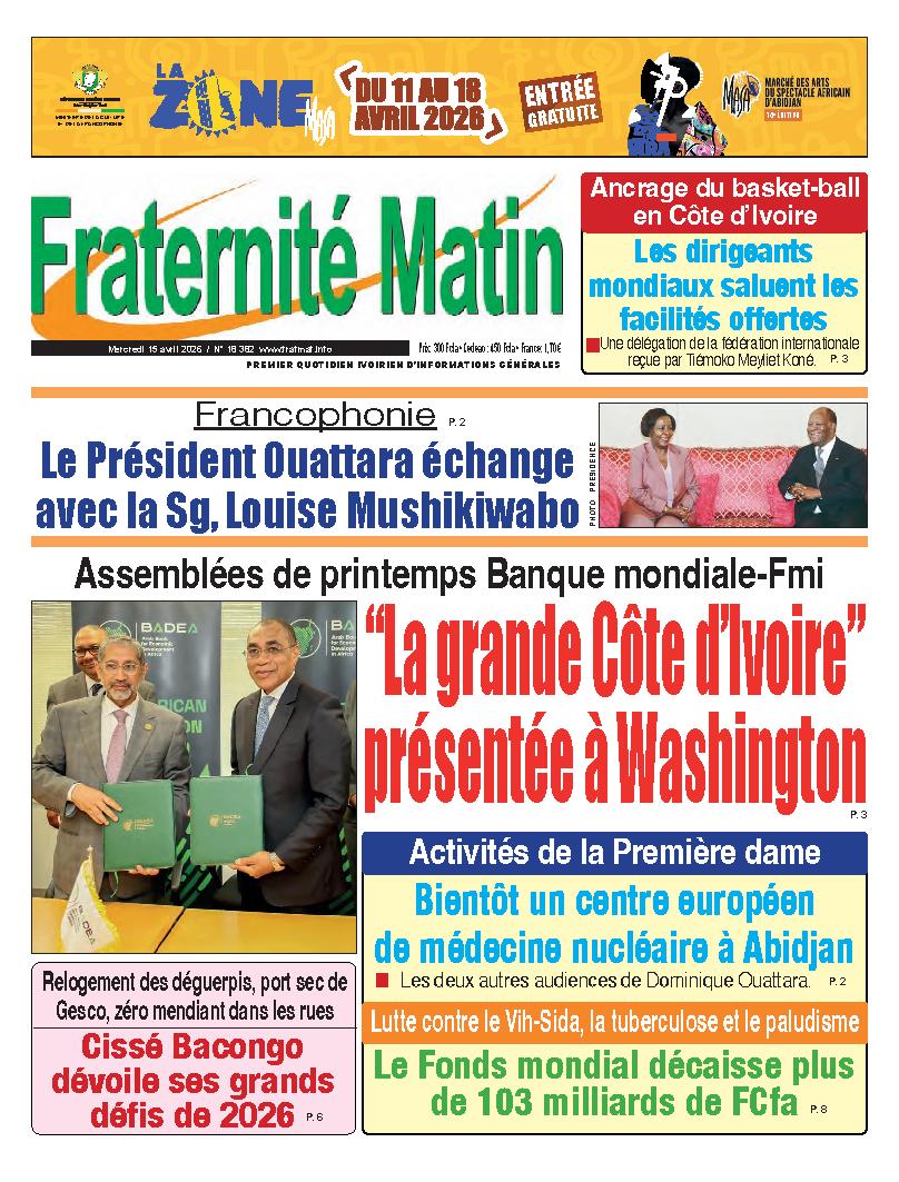 FRATERNITE MATIN N° 18382