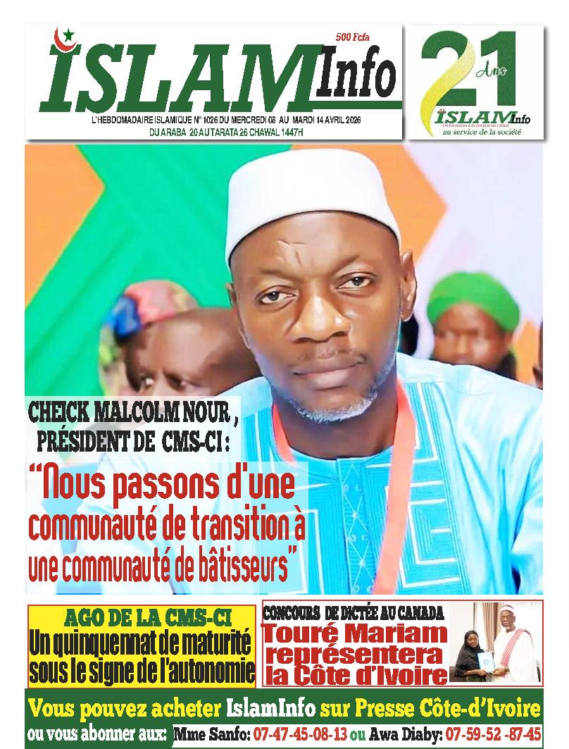 ISLAM INFO N° 1026