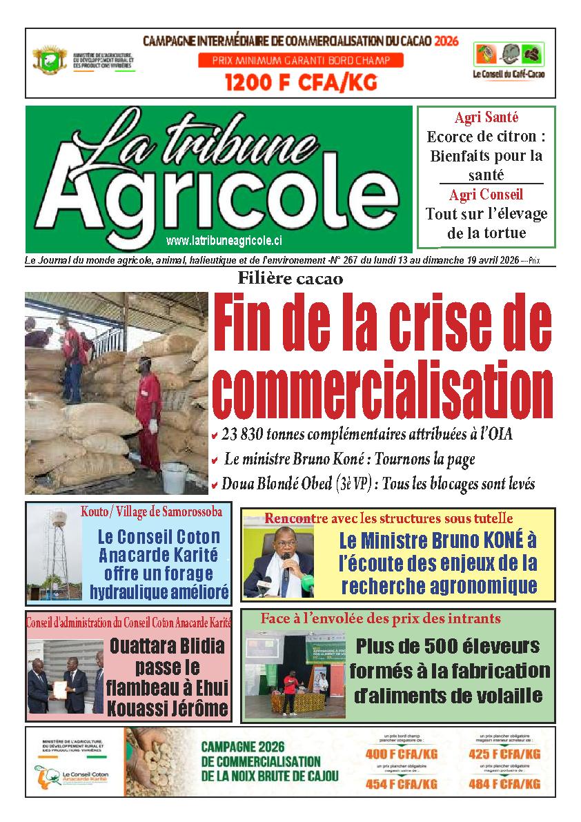 LA TRIBUNE AGRICOLE N° 267